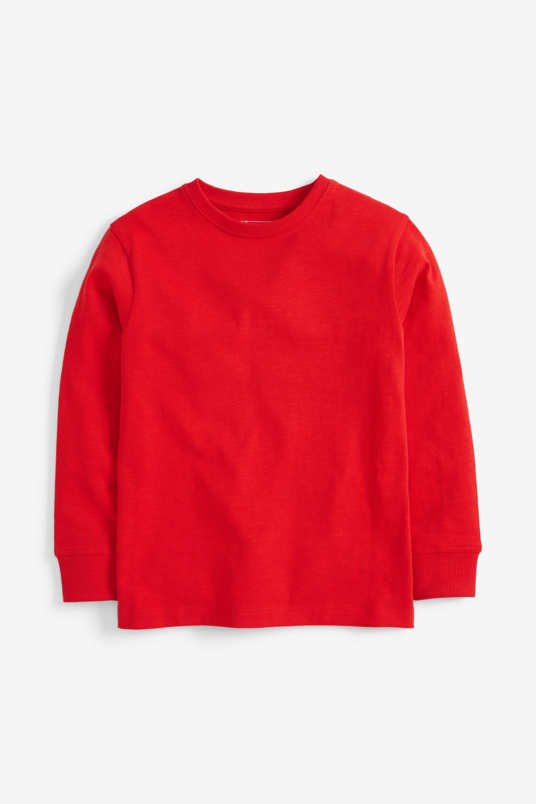 Red Long Sleeve Cosy T-Shirt (3-16yrs)