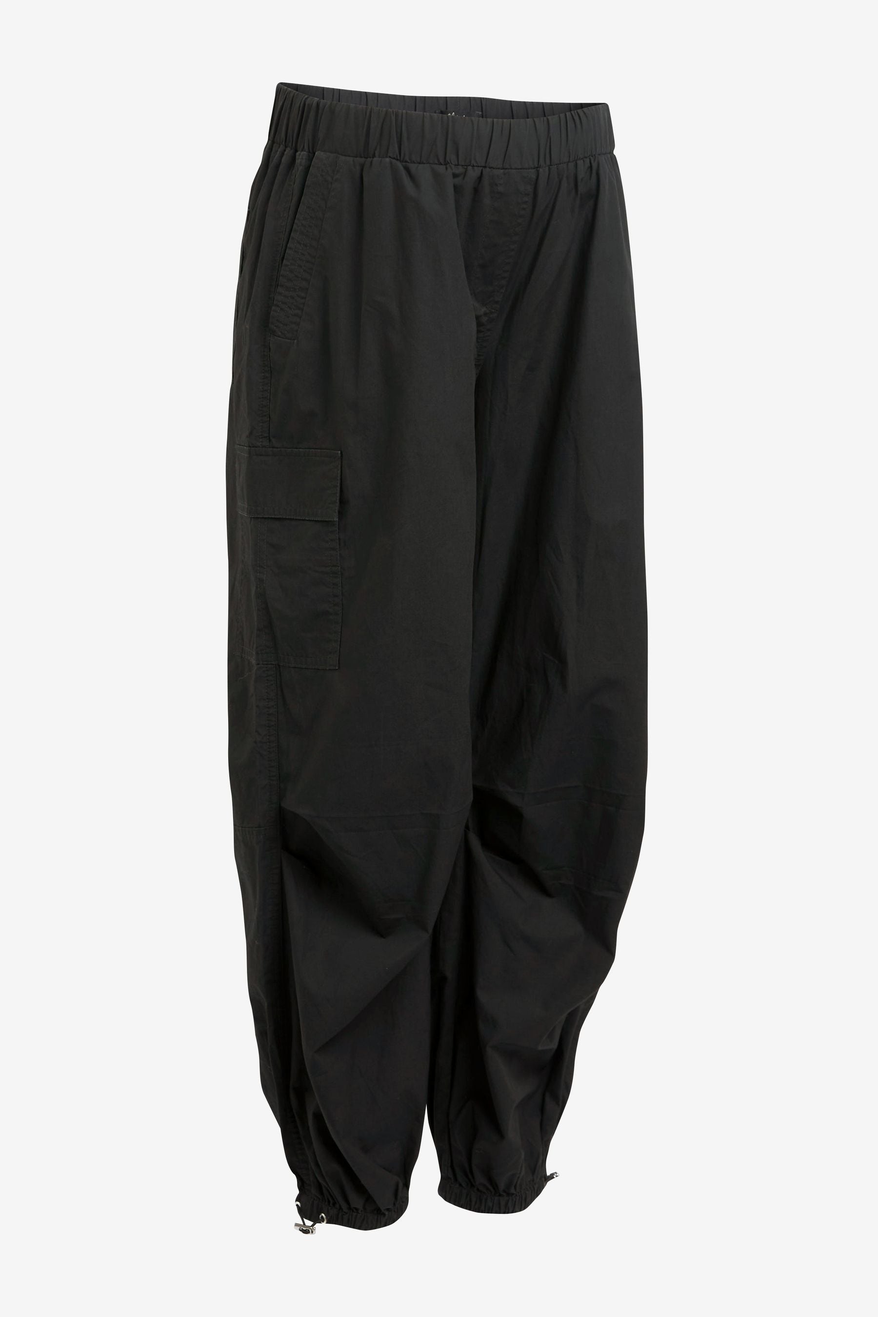 Black Maternity Utility Cargo Trousers