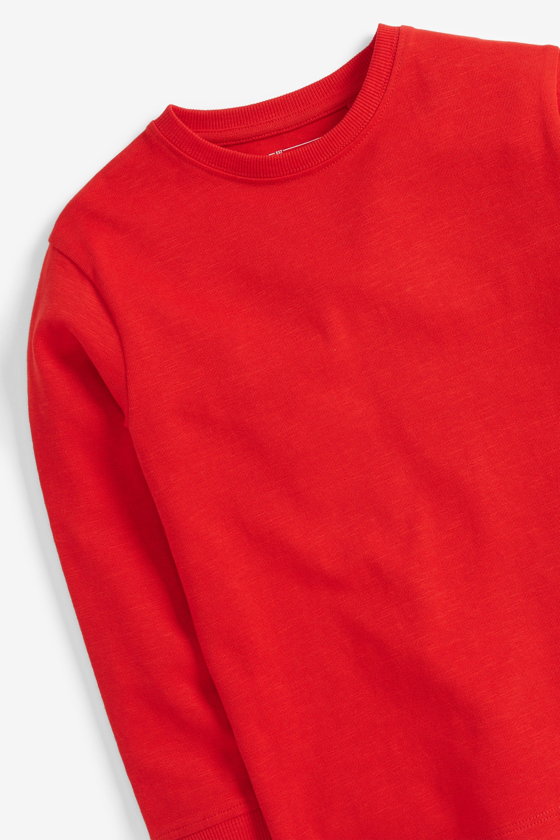 Red Long Sleeve Cosy T-Shirt (3-16yrs)