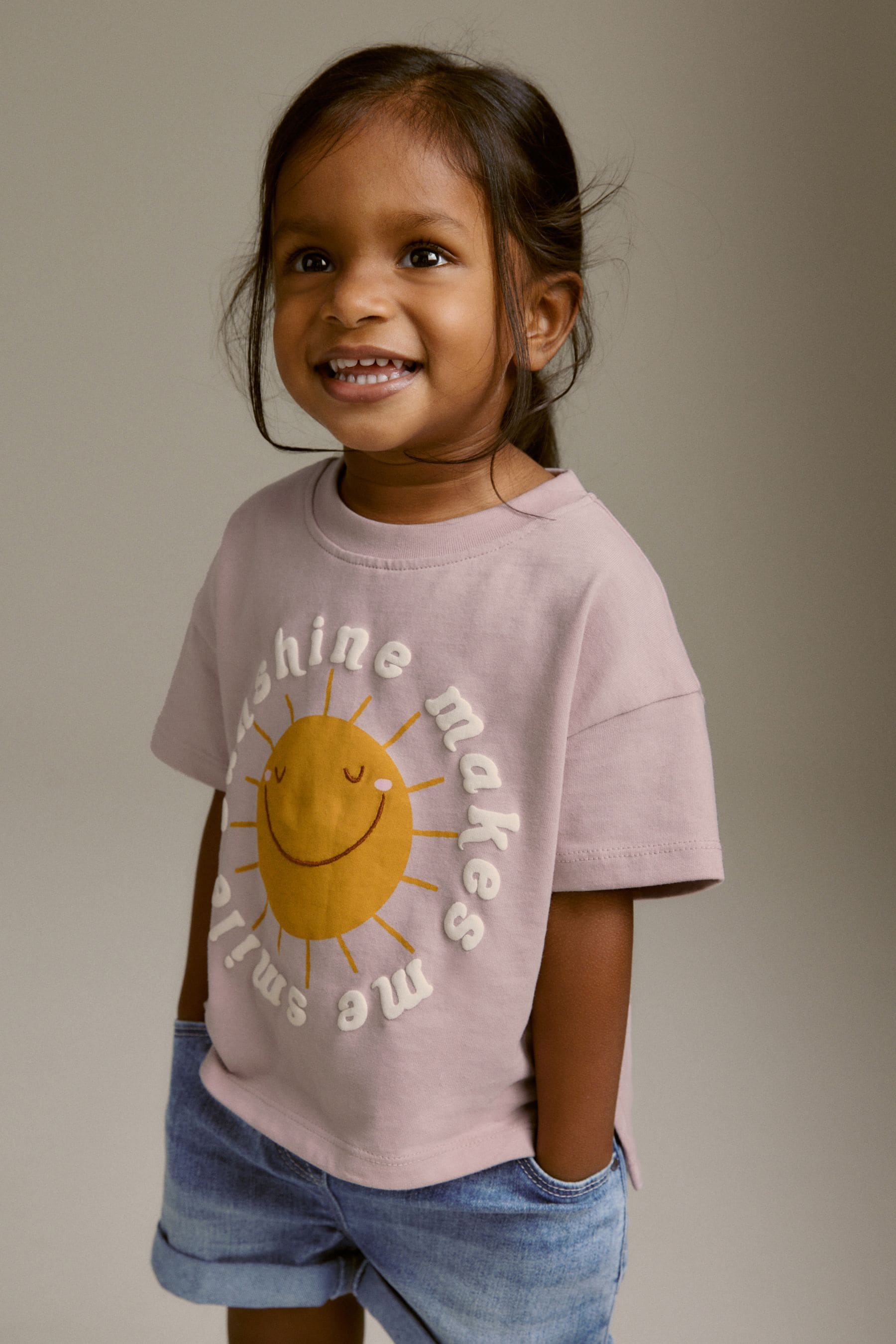 Pink Sunshine Short Sleeve T-Shirt (3mths-7yrs)