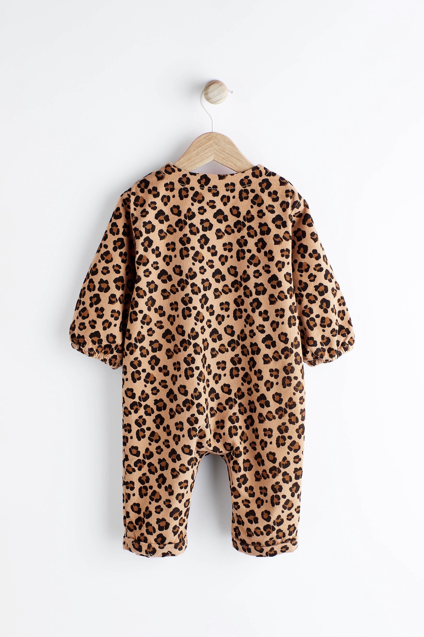 Leopard Baby Corduroy Jumpsuit (0mths-2yrs)