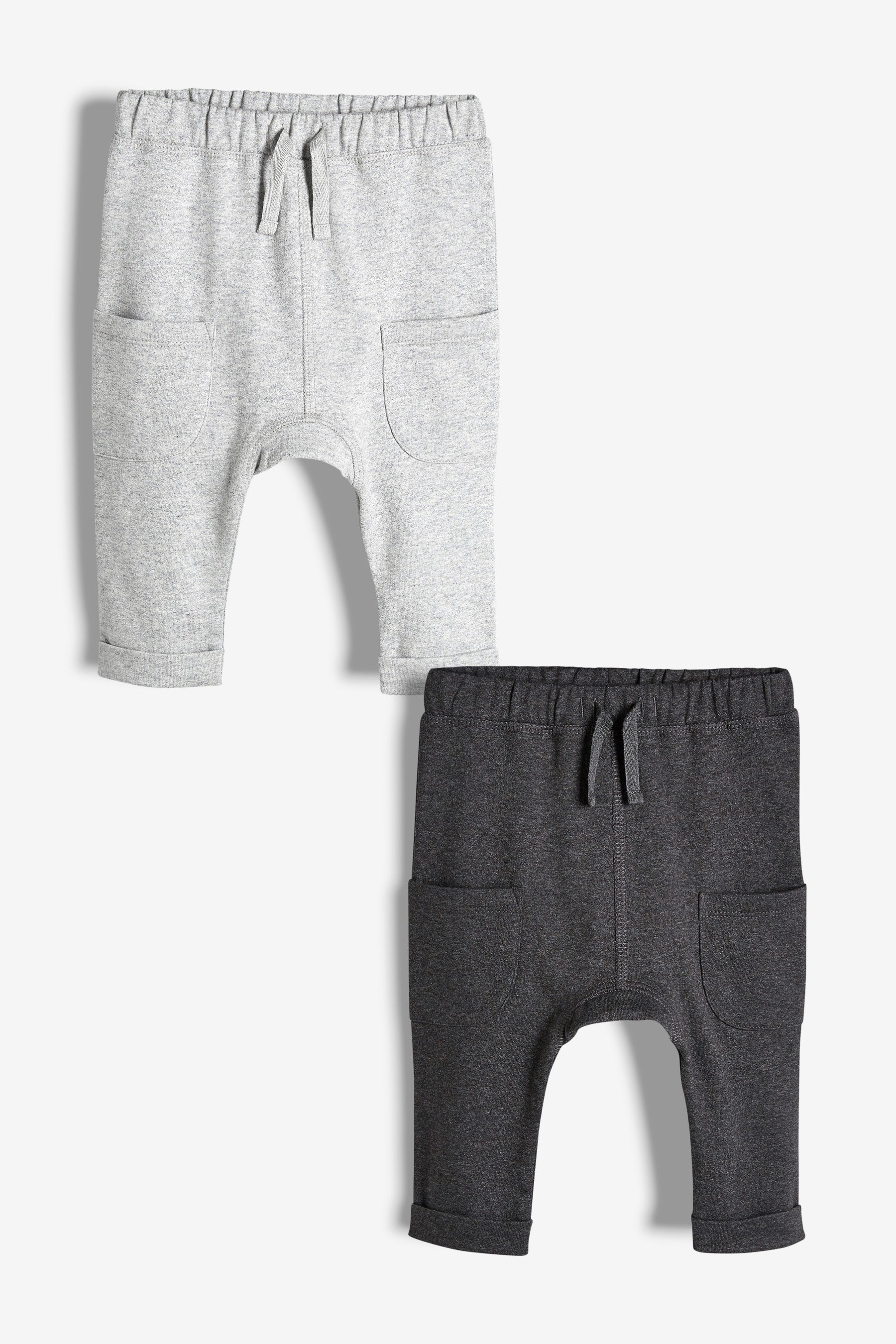 Grey 2 Pack Baby Joggers