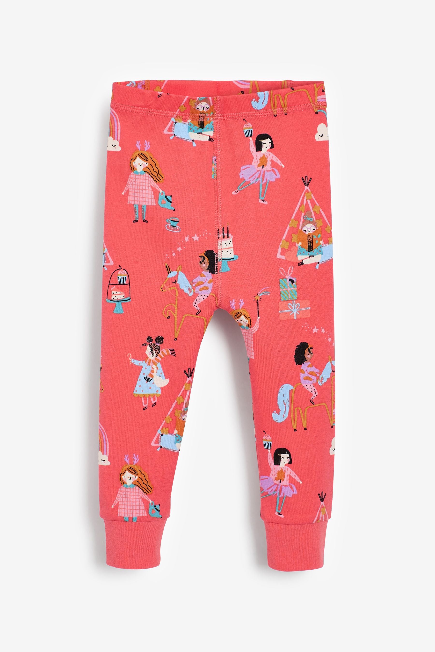 Red/Blue Girl Character 3 Pack Pyjamas (9mths-12yrs)