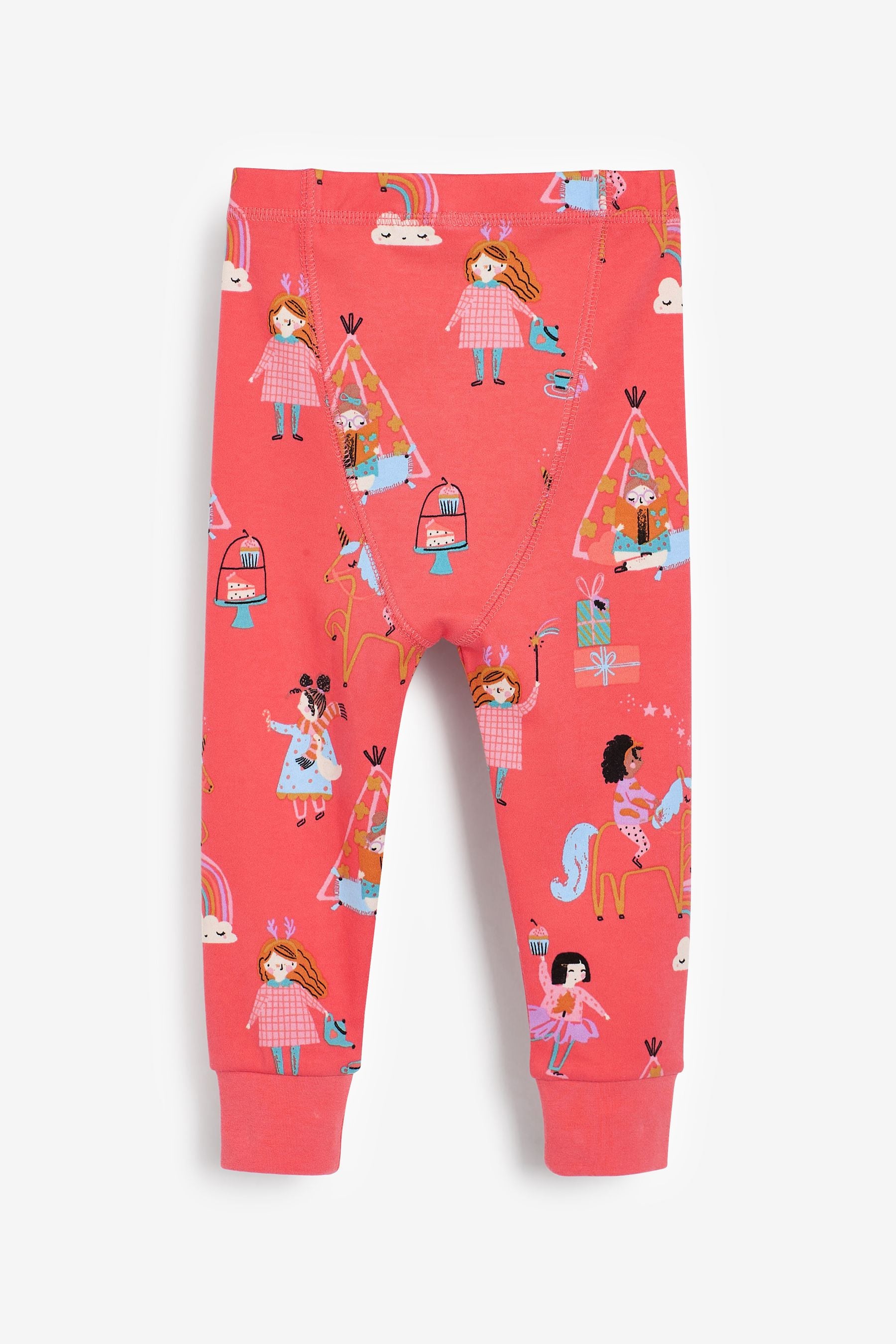 Red/Blue Girl Character 3 Pack Pyjamas (9mths-12yrs)