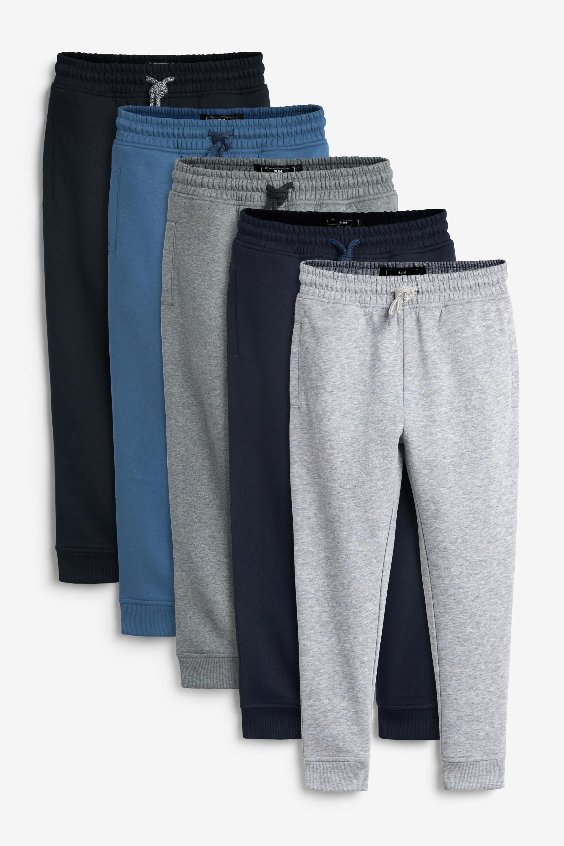 Multi Joggers 5 Pack (3-16yrs)