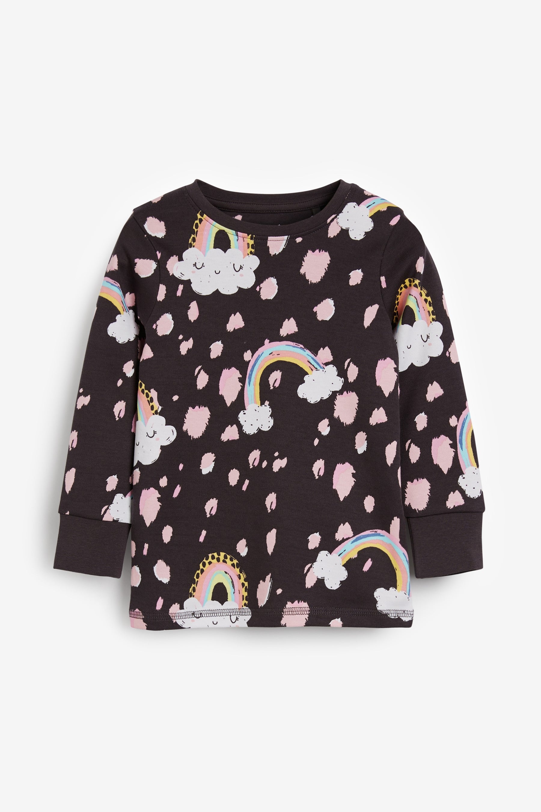 Monochrome 3 Pack Unicorn/Animal Cotton Snuggle Pyjamas (9mths-8yrs)