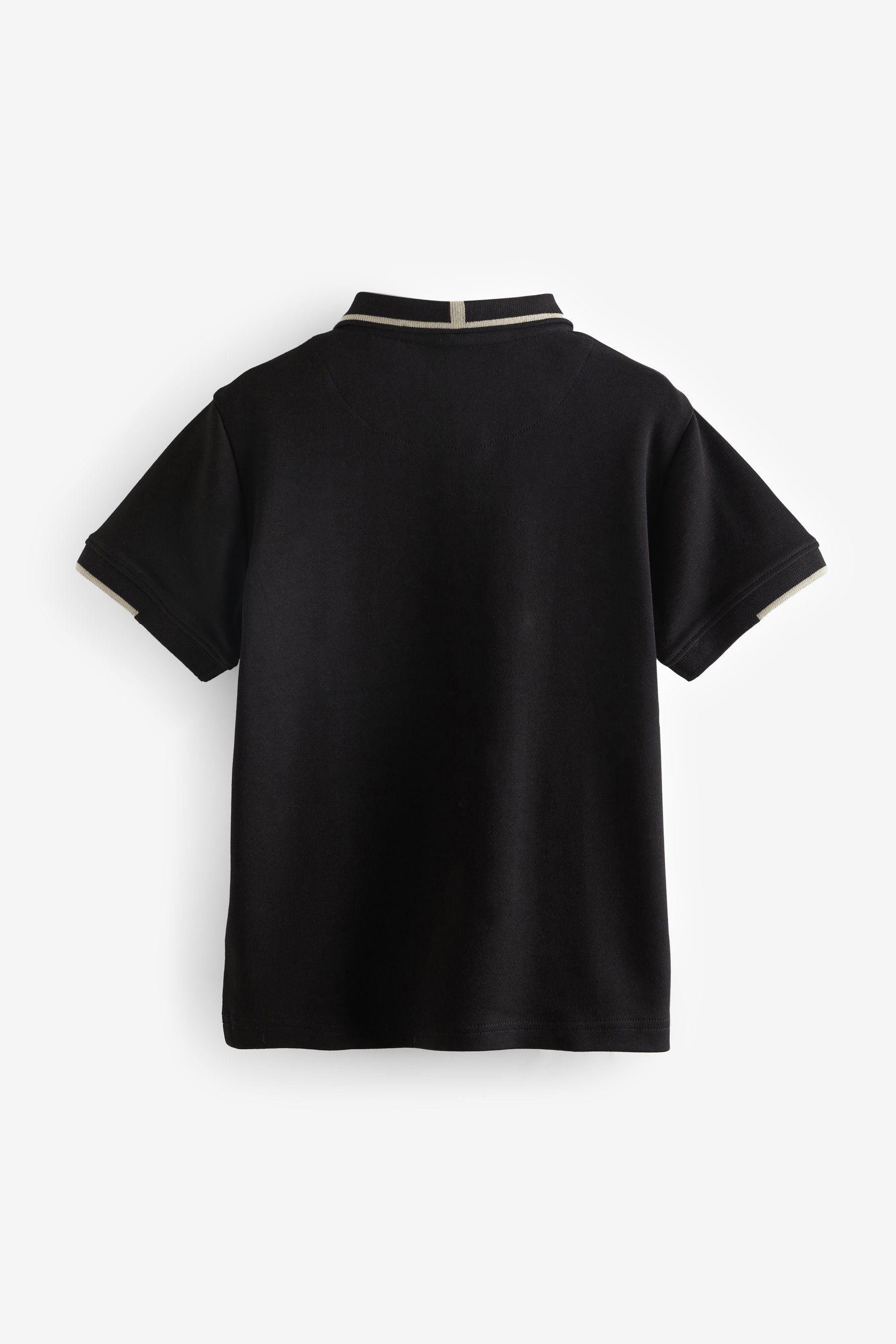 Black Baker by Ted Baker Nylon Panel Polo Shirt