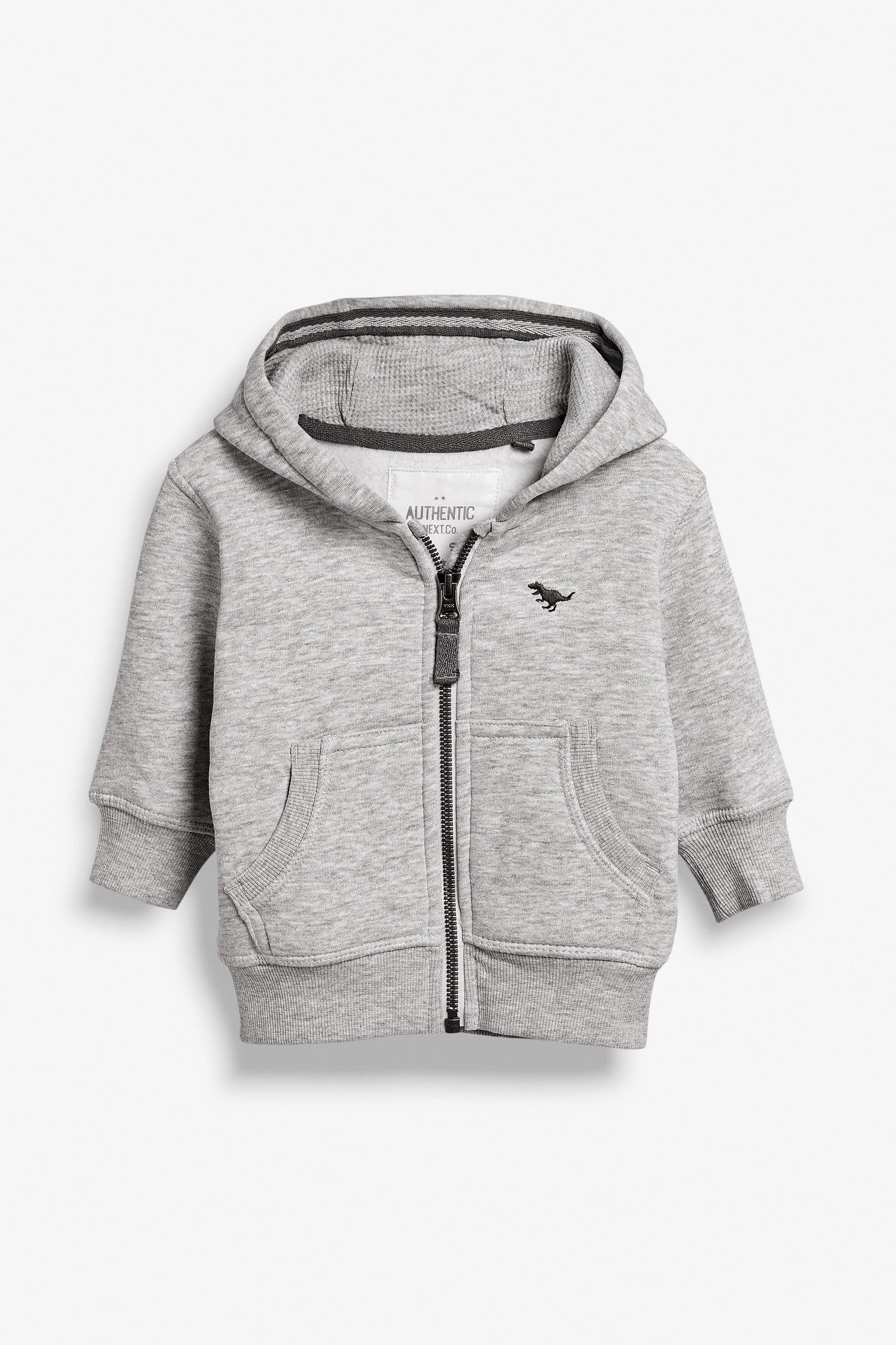 Grey Marl Essential Zip Through Hoodie (3mths-7yrs)