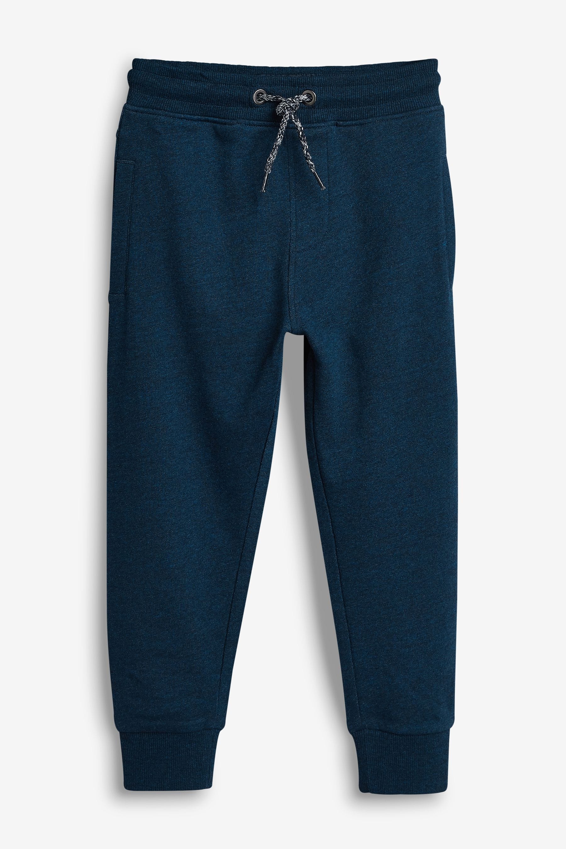 Blue/Navy Cotton Rich 2 Pack Joggers (3-16yrs)