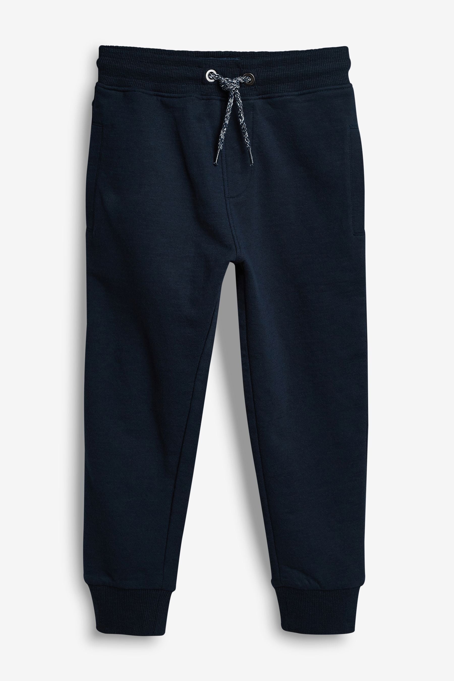 Blue/Navy Cotton Rich 2 Pack Joggers (3-16yrs)