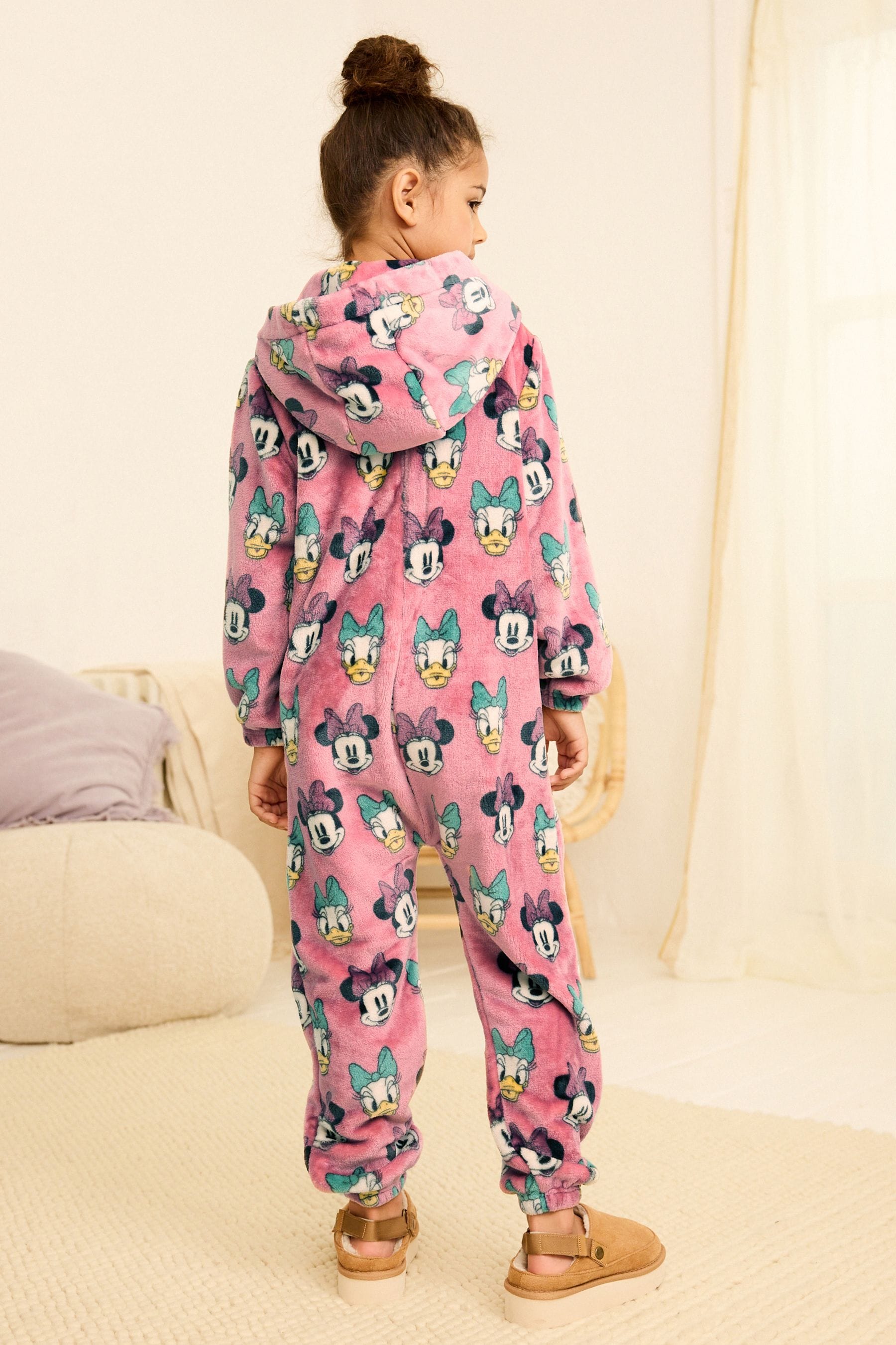 Pink Minnie Mouse & Daisy Duck Fleece All-In-One (1.5-16yrs)