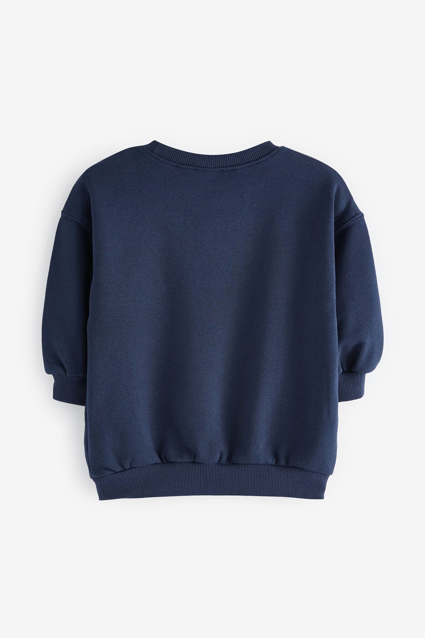 Navy Sweatshirt (3mths-7yrs)