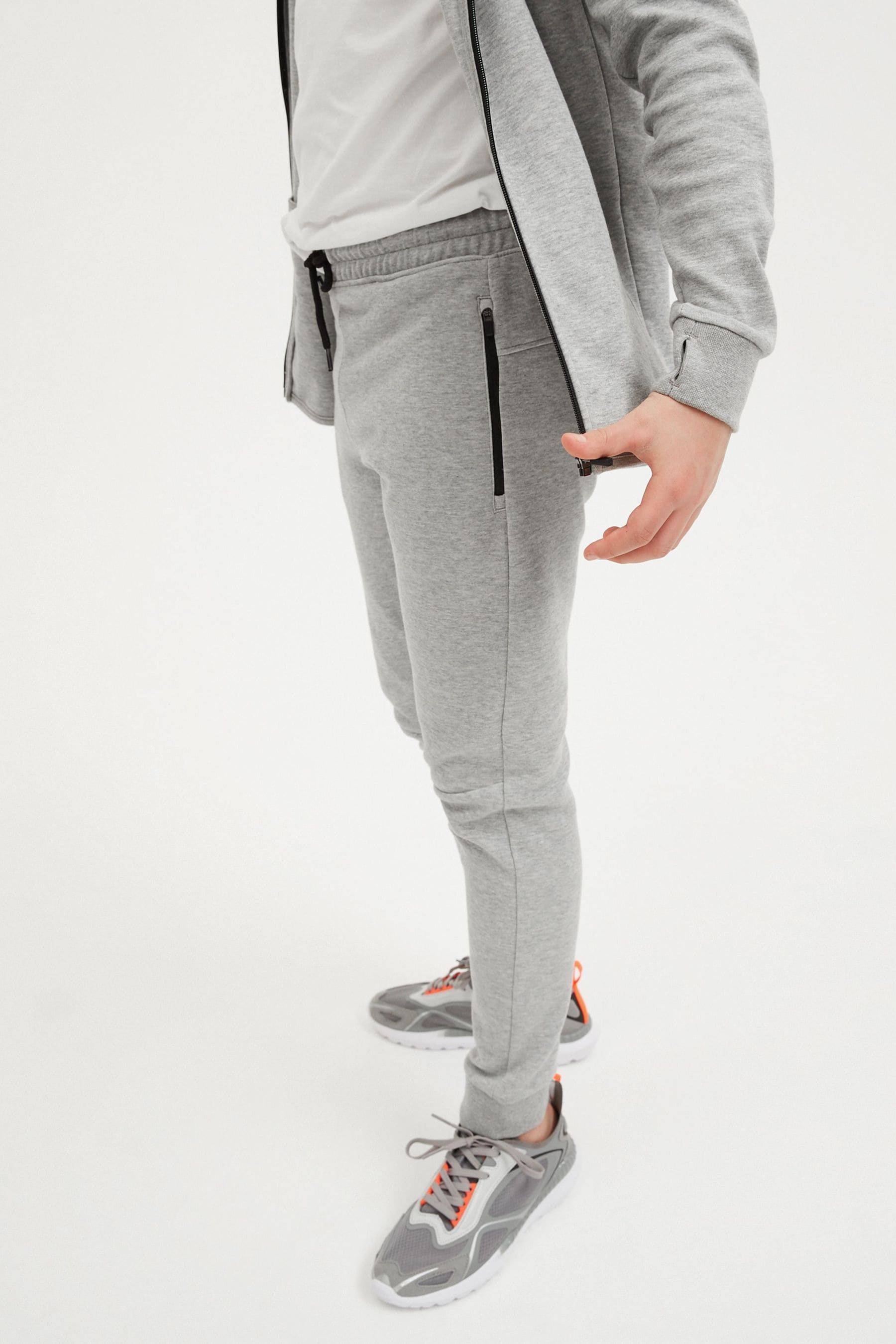 Grey Tech Sports Joggers (3-16yrs)