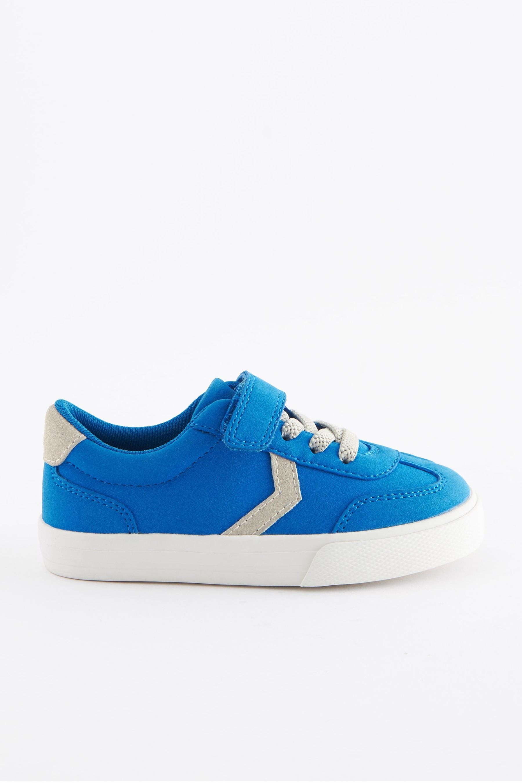 Cobalt Blue Touch Fastening Chevron Trainers