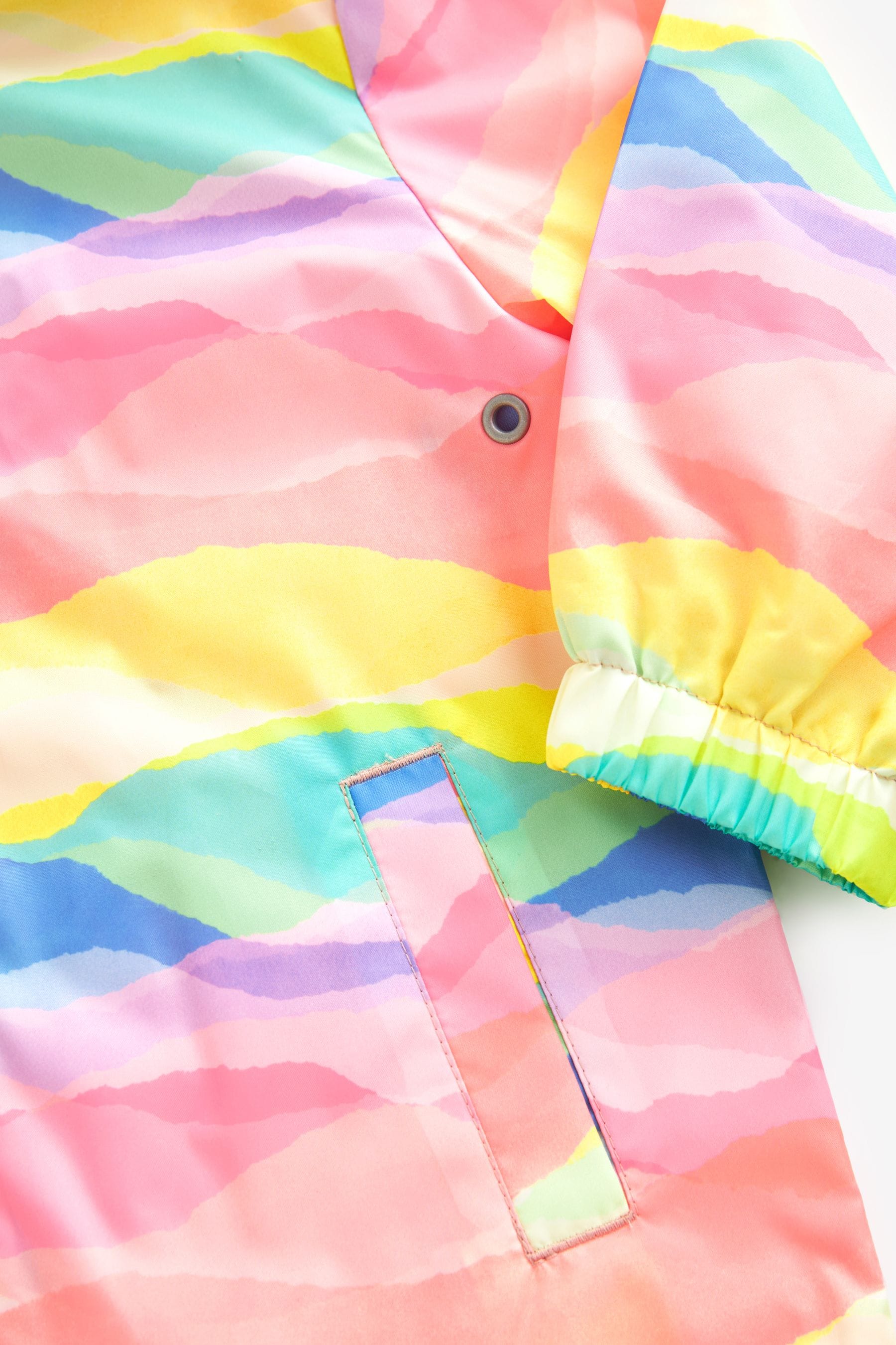 Rainbow Shower Resistant Printed Cagoule (3mths-7yrs)