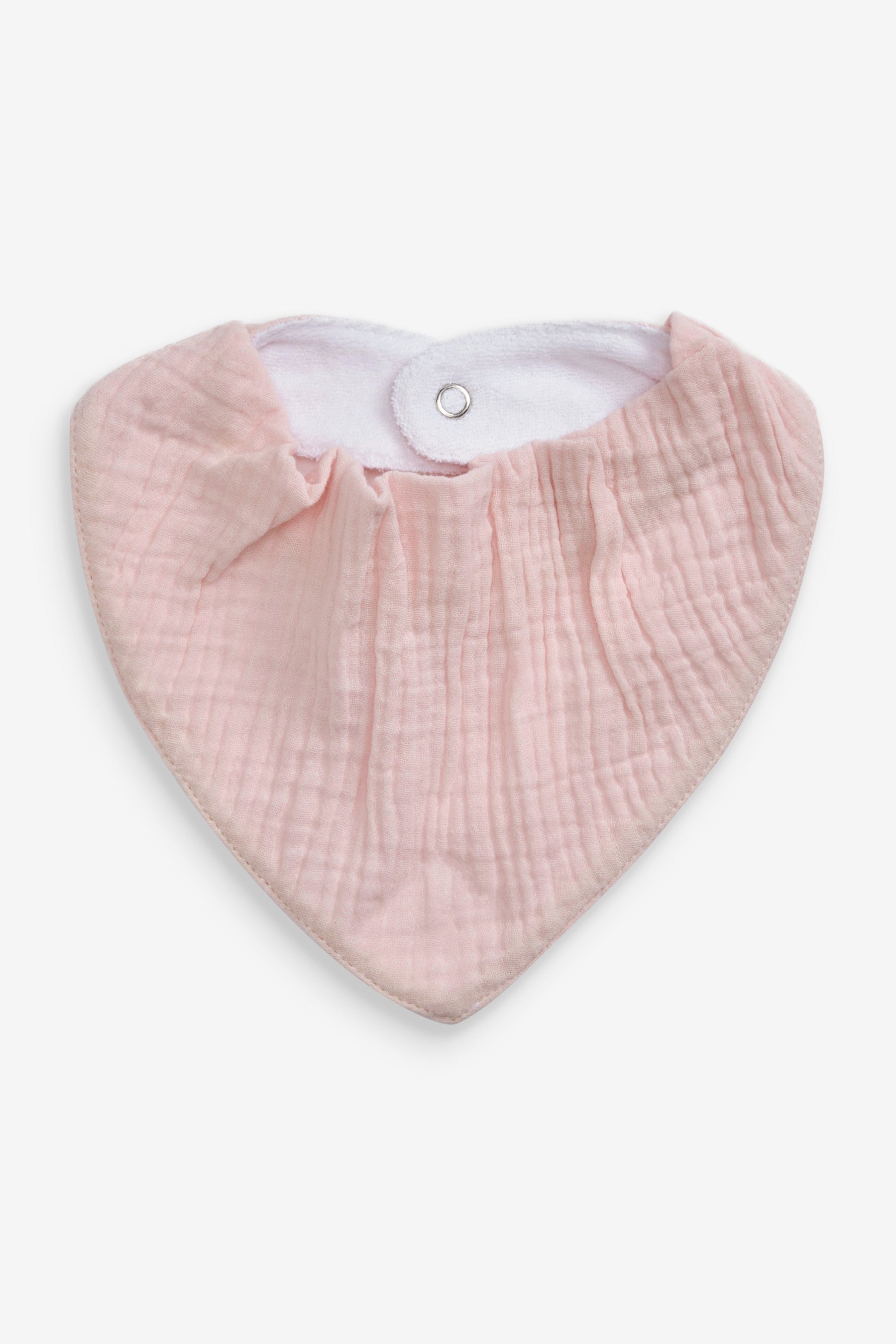 Lilac Purple 3 Pack Muslin Dribble Baby Bibs