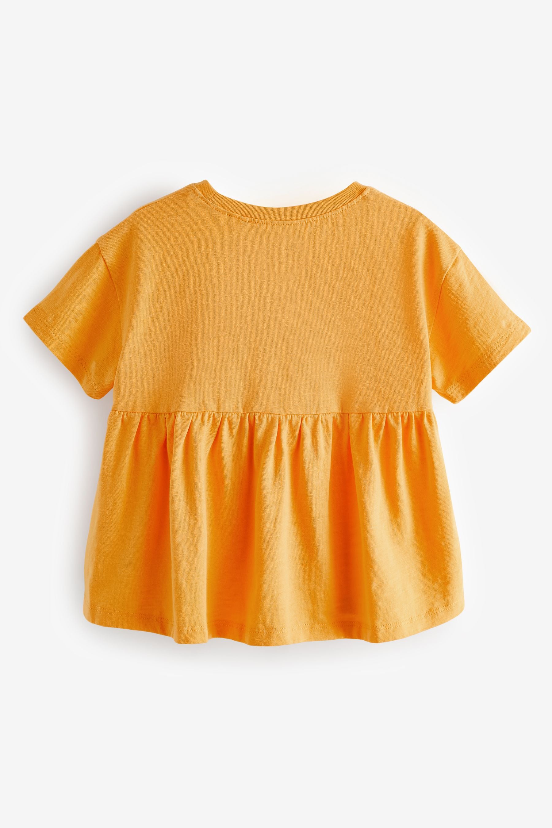 Orange Short Sleeve Empire T-Shirt (3mths-7yrs)