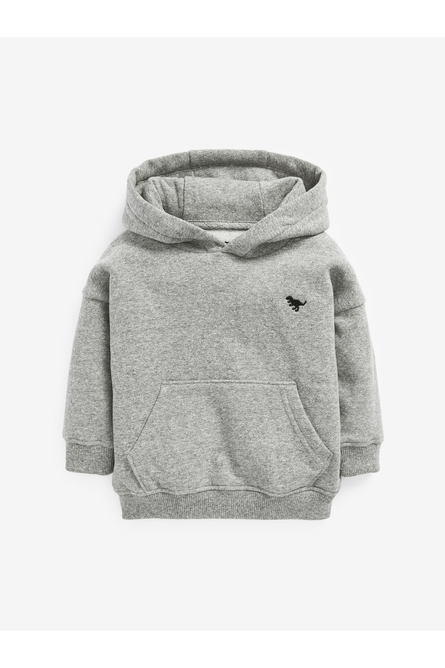 Mid Grey Soft Touch Jersey Hoodie (3mths-7yrs)