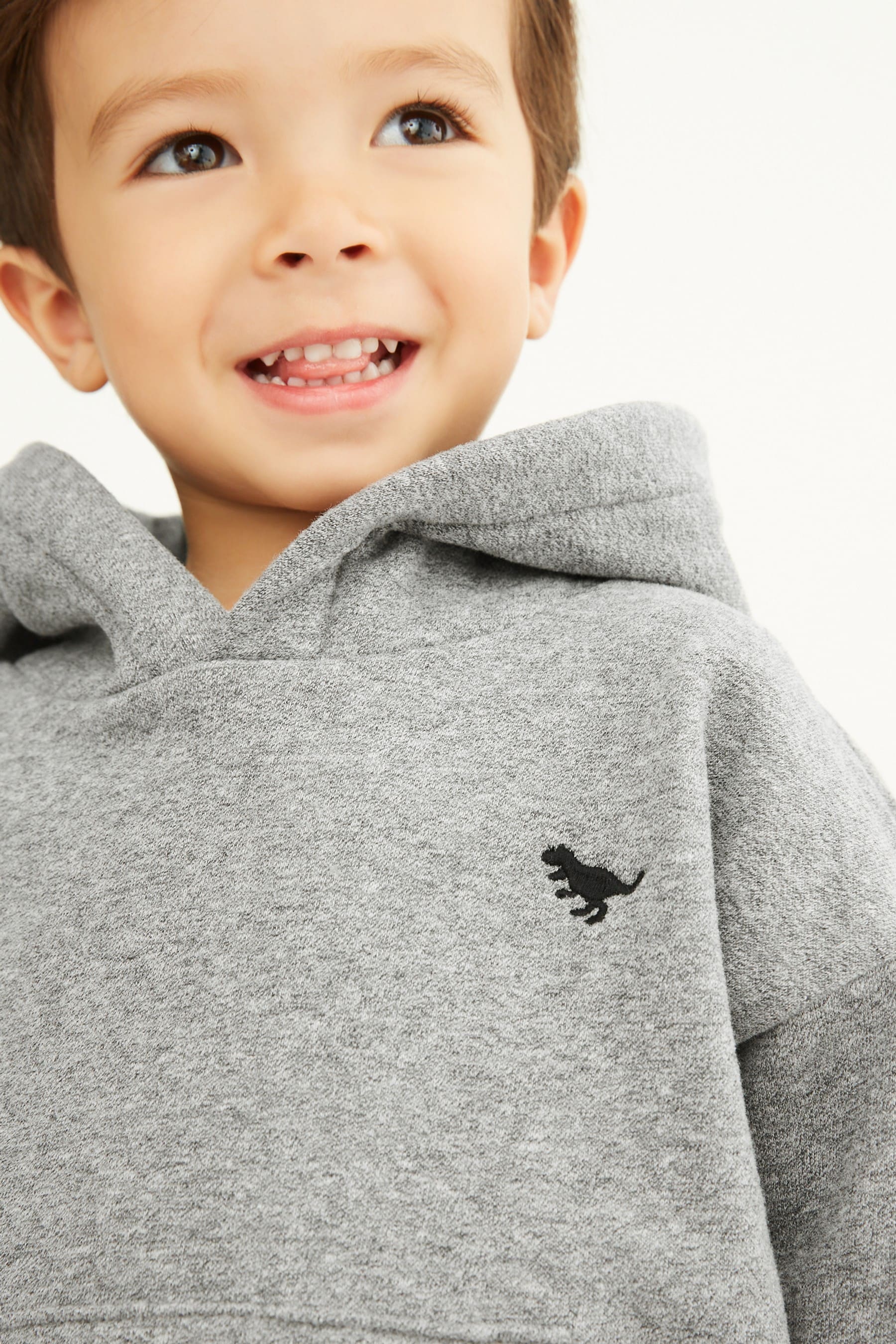 Mid Grey Soft Touch Jersey Hoodie (3mths-7yrs)