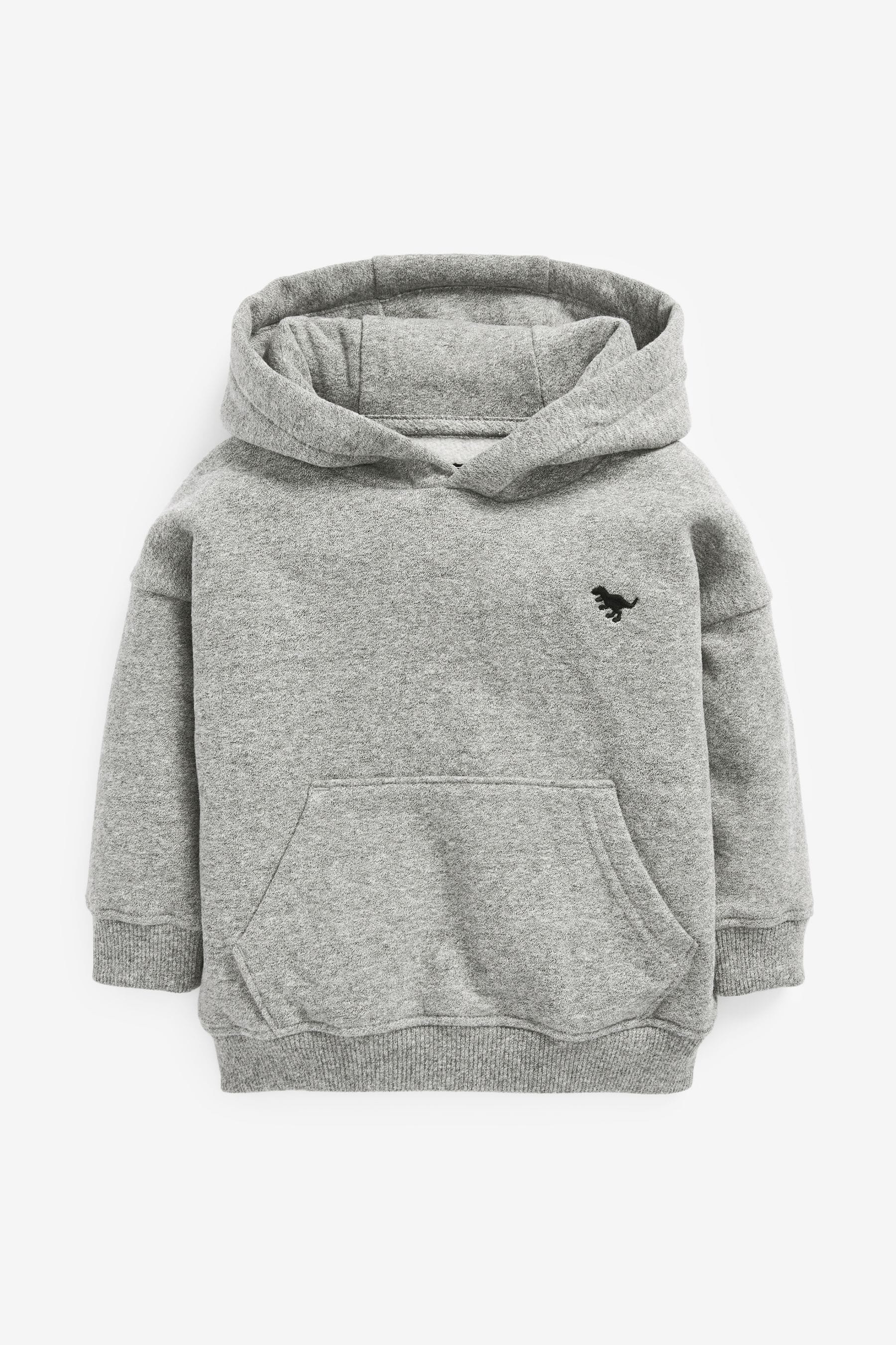 Mid Grey Soft Touch Jersey Hoodie (3mths-7yrs)