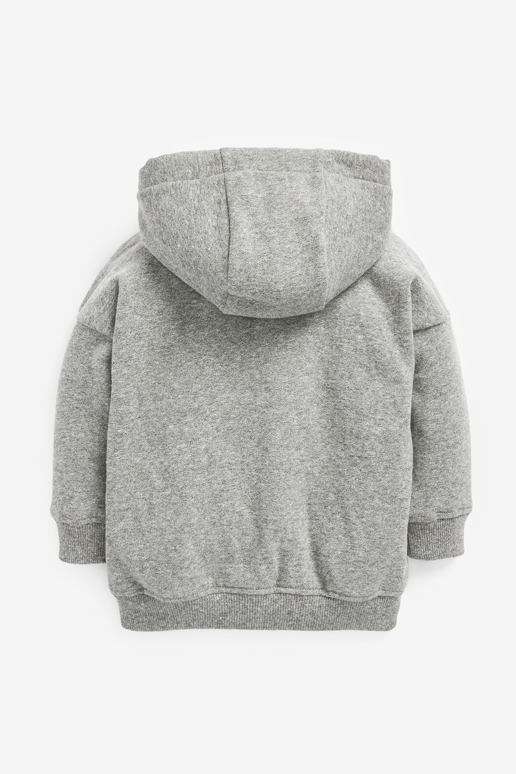 Mid Grey Soft Touch Jersey Hoodie (3mths-7yrs)