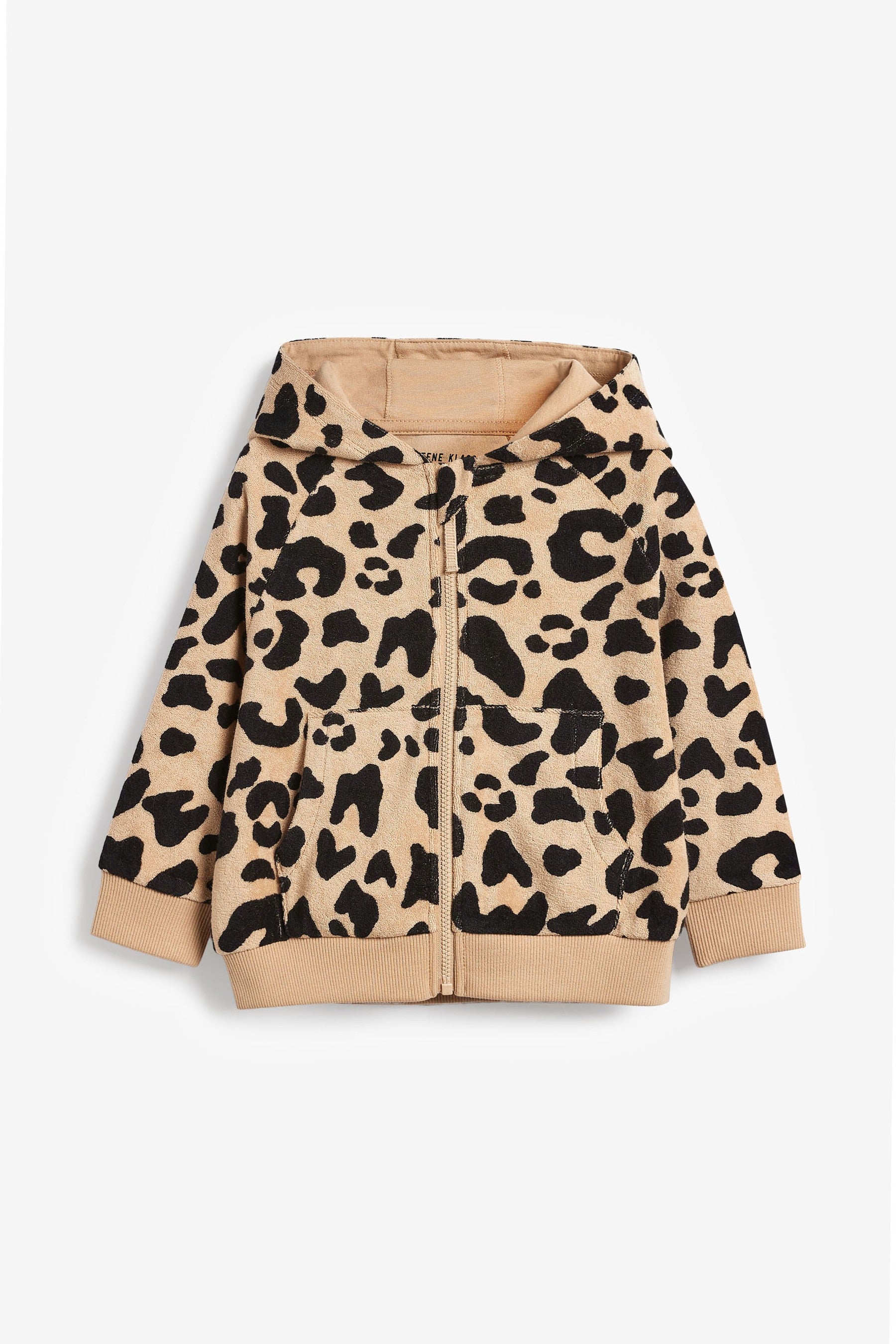 Animal Print Myleene Klass Kids Animal Print Zip Through Hoodie