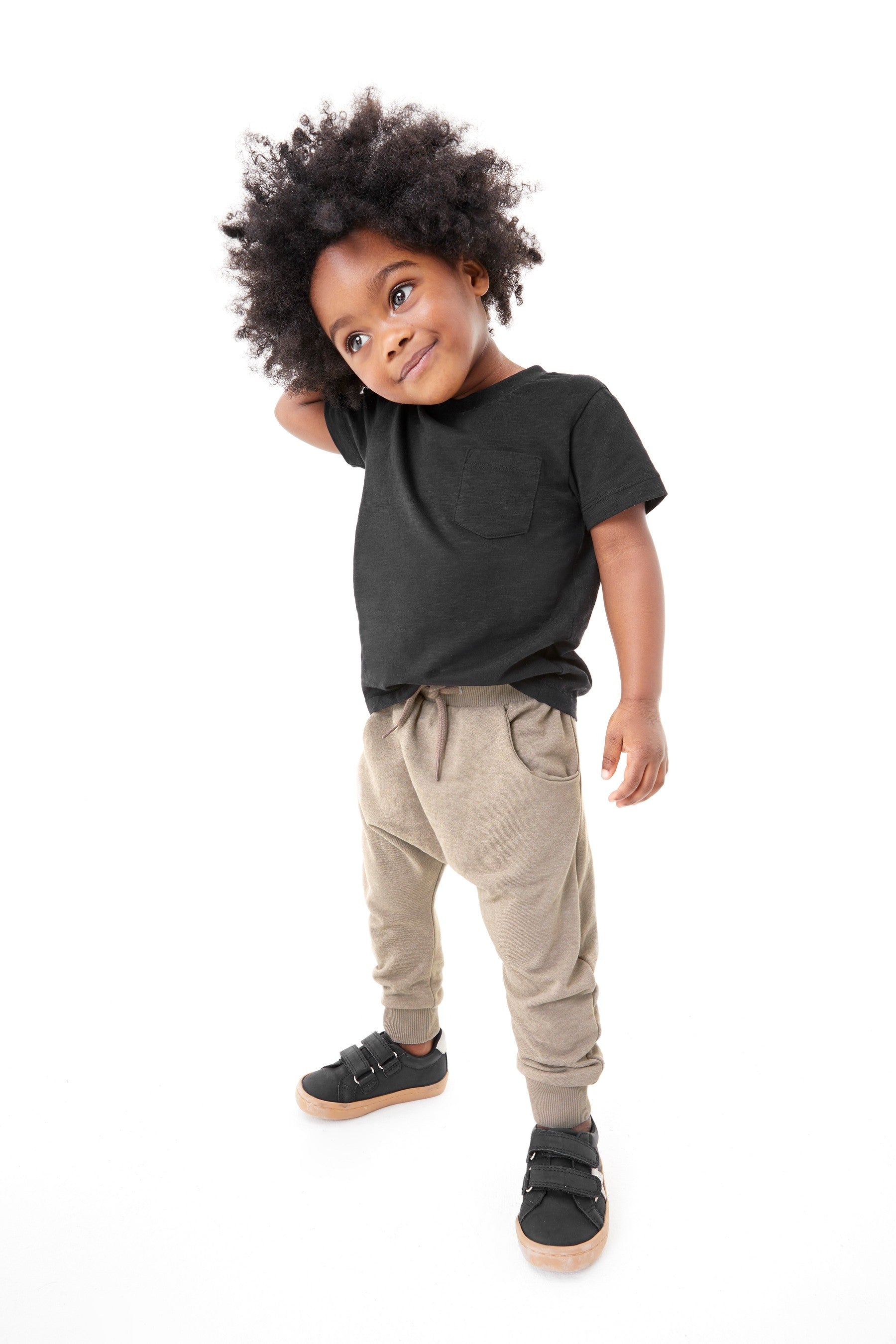 Stone Drop Crotch Joggers (3mths-7yrs)