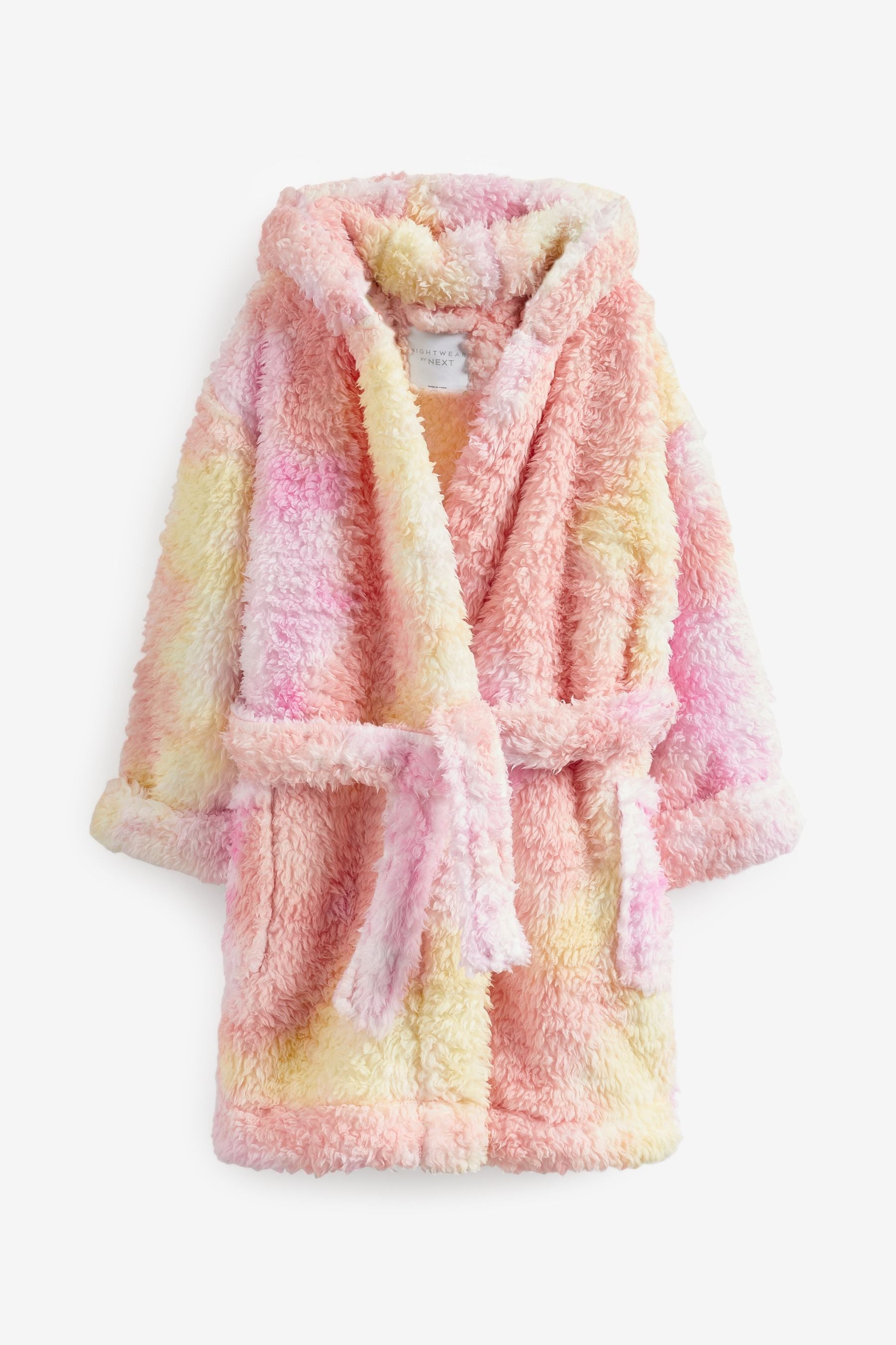 Pink/Orange Tie Dye Dressing Gown (3-16yrs)