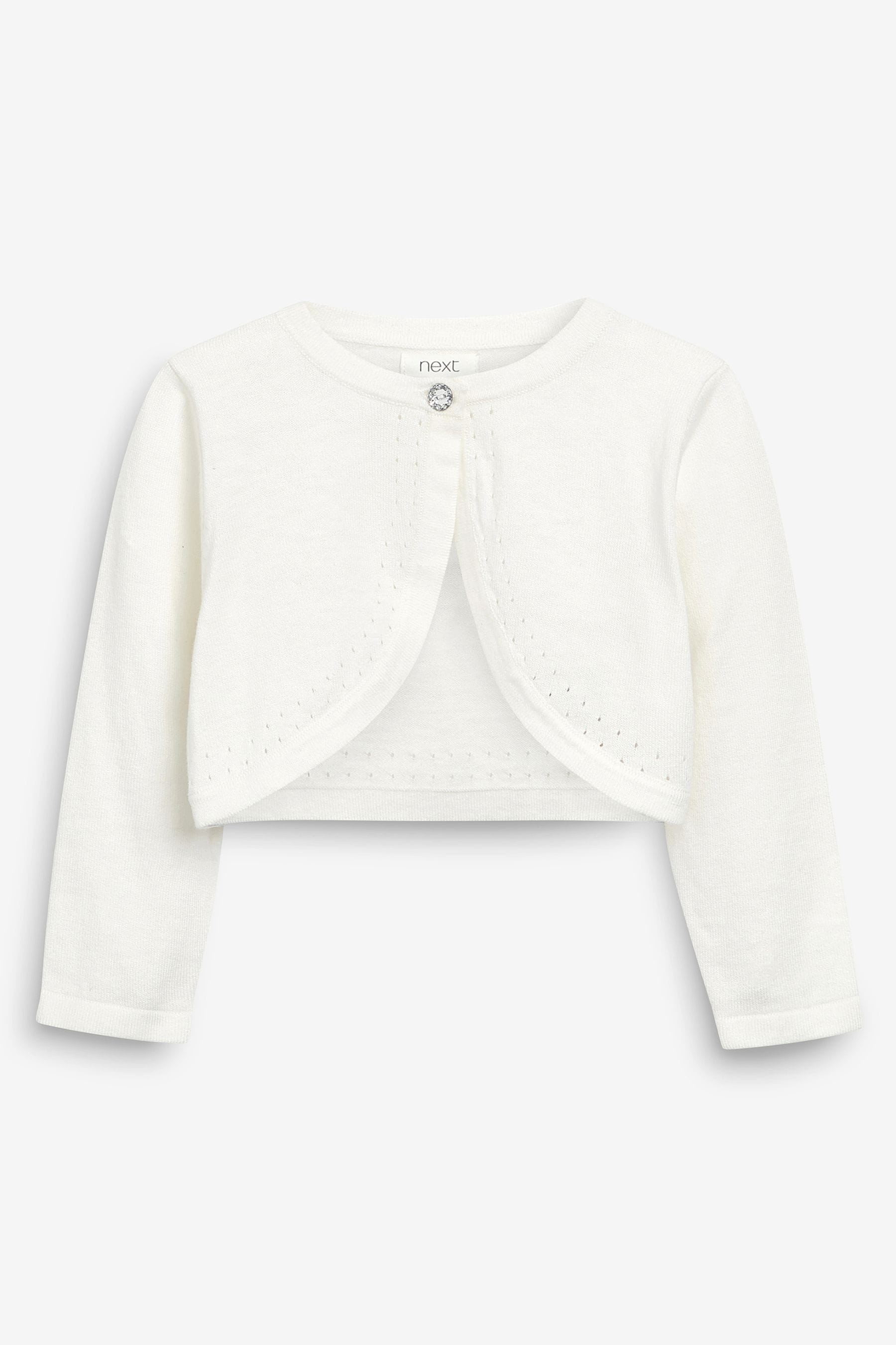 Ecru Occasion Shrug Cardigan (3mths-16yrs)