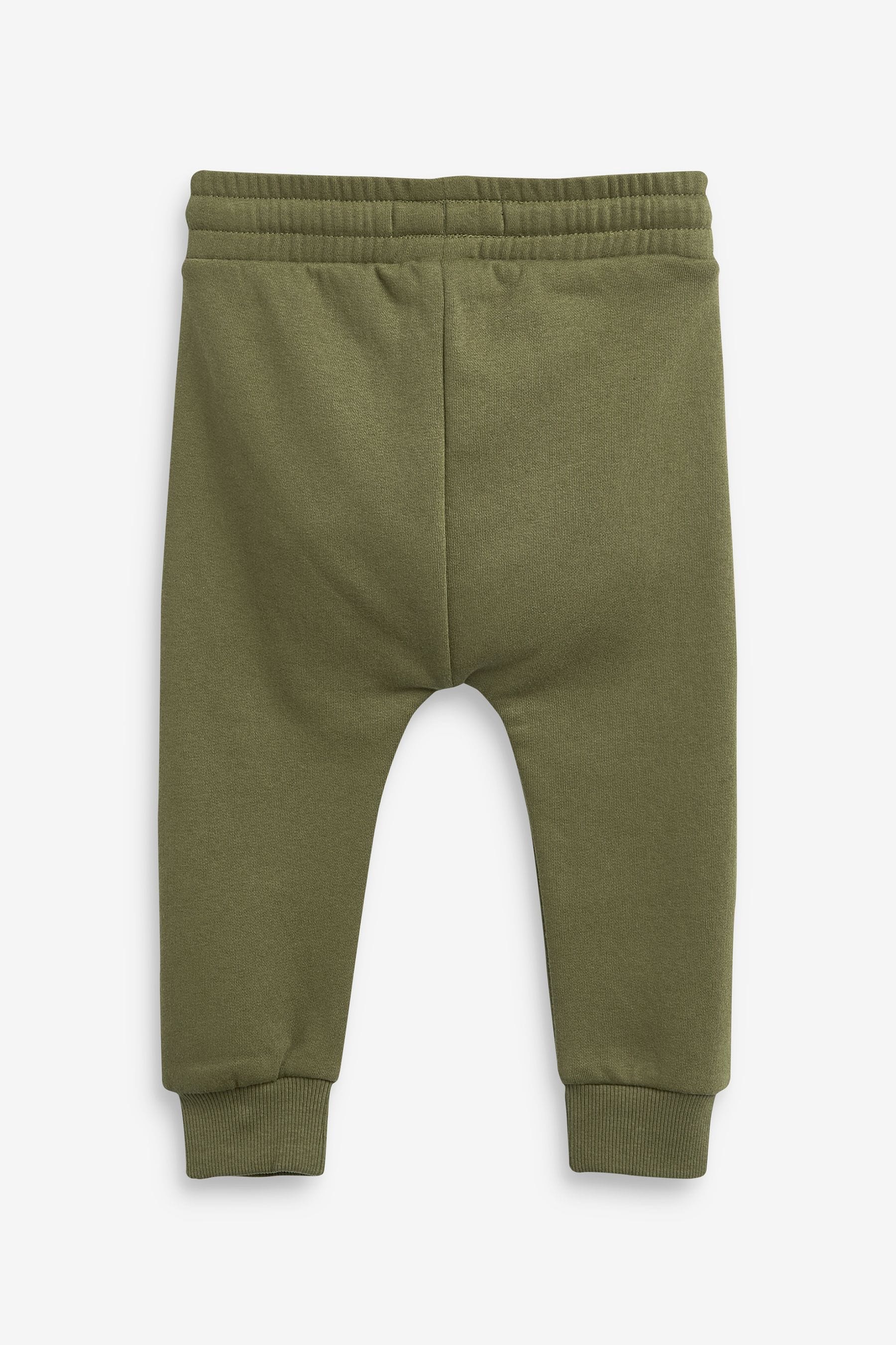 Khaki Green Jersey Sweatshirt And Joggers Set (3mths-7yrs)