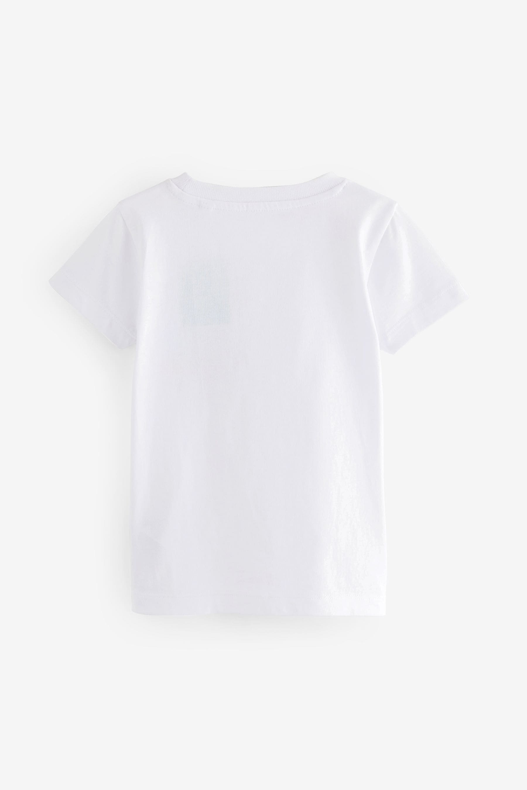 White Surf Short Sleeve Character T-Shirt (3mths-7yrs)