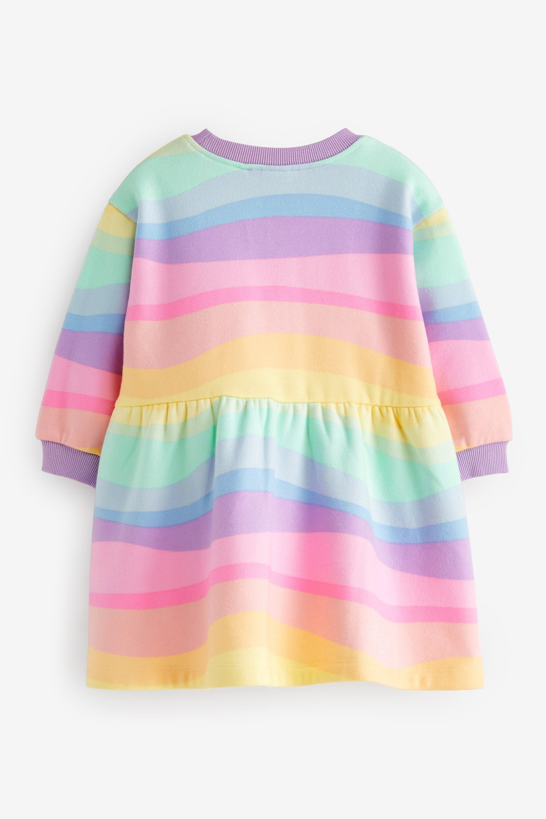 Rainbow Printed Sweat Dress (3mths-7yrs)