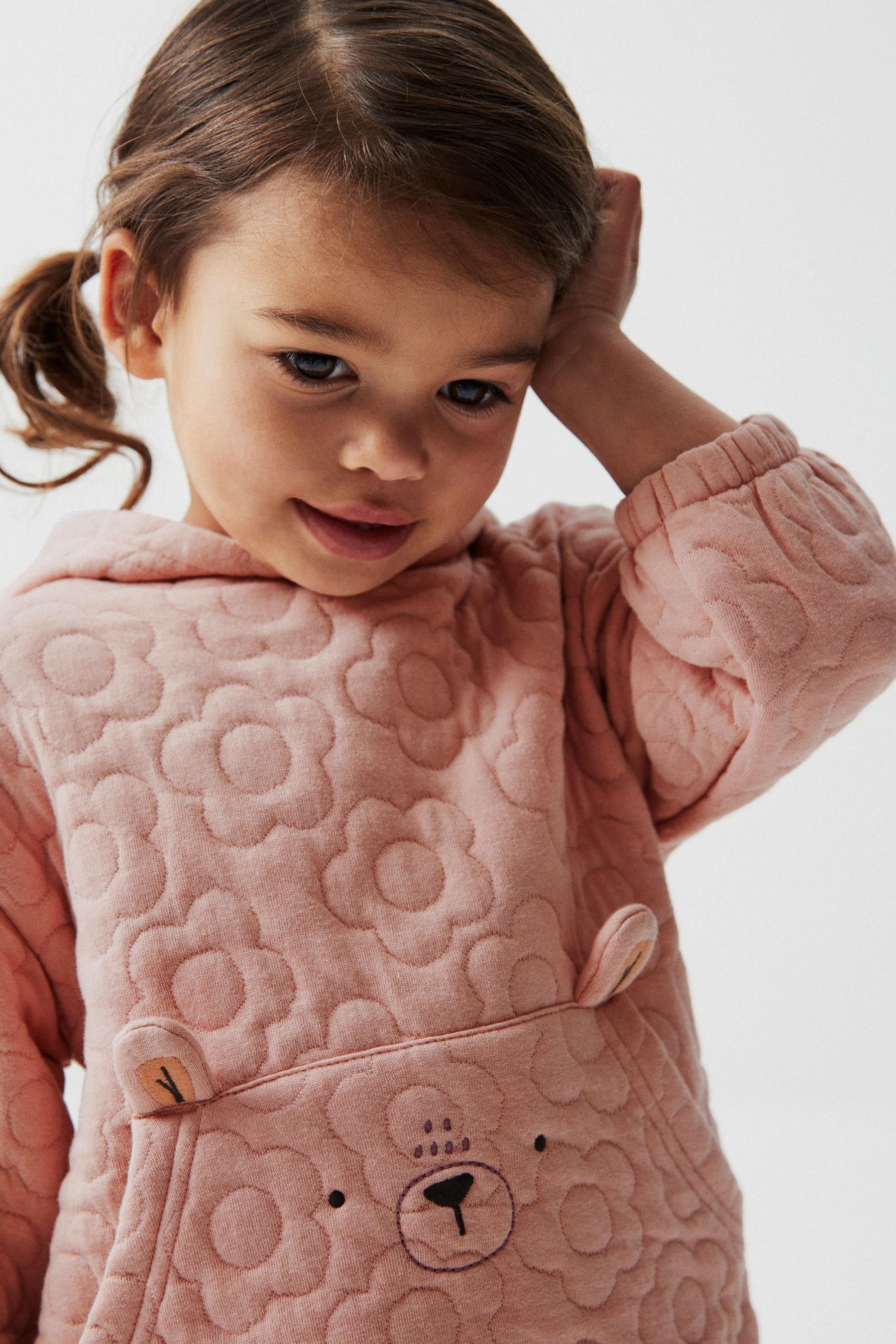 Pink Quilted Hoodie And Leggings Set (3mths-7yrs)