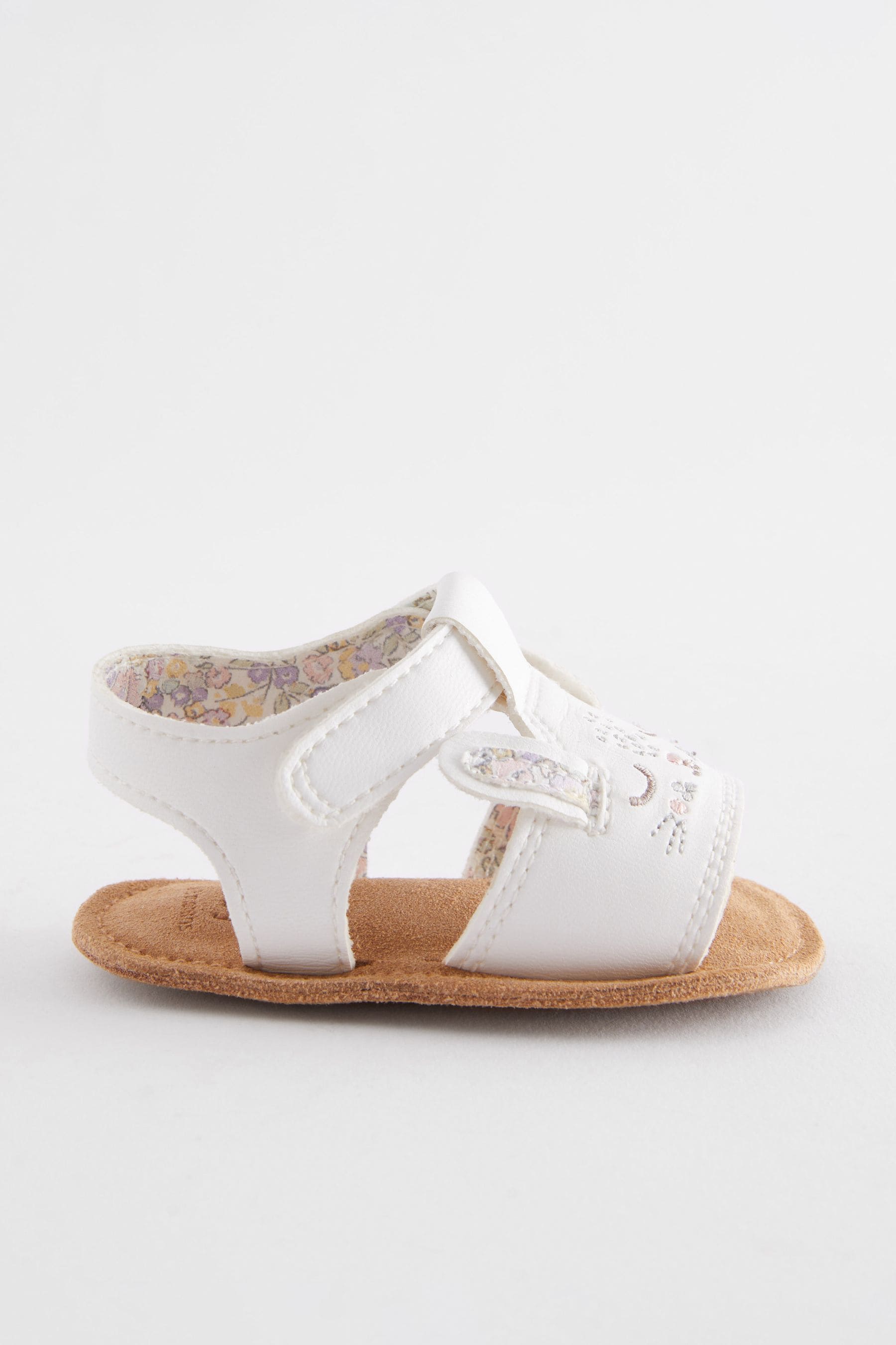 White Character Baby Sandals (0-24mths)