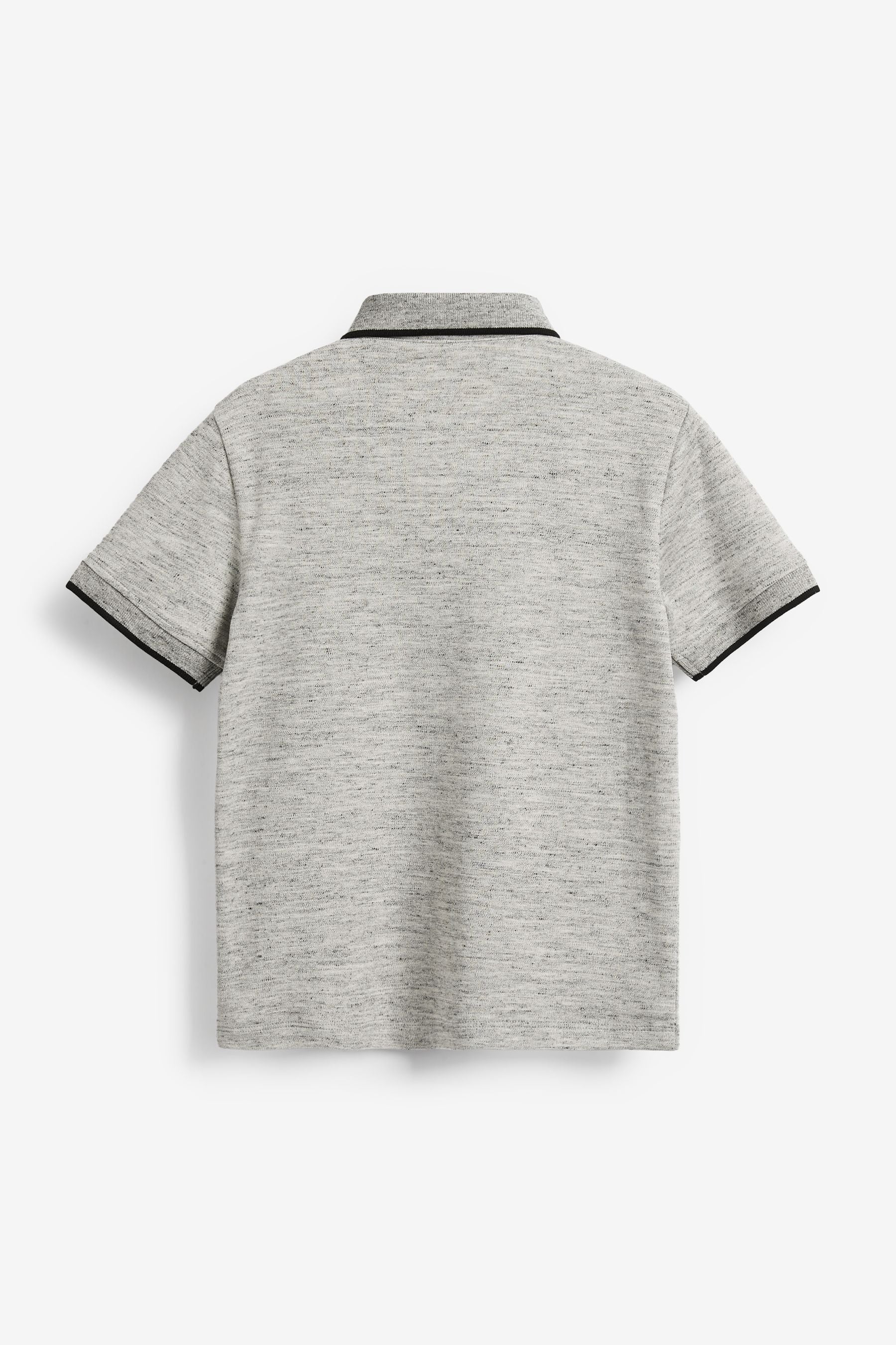 Grey Short Sleeve Polo Shirt (3-16yrs)