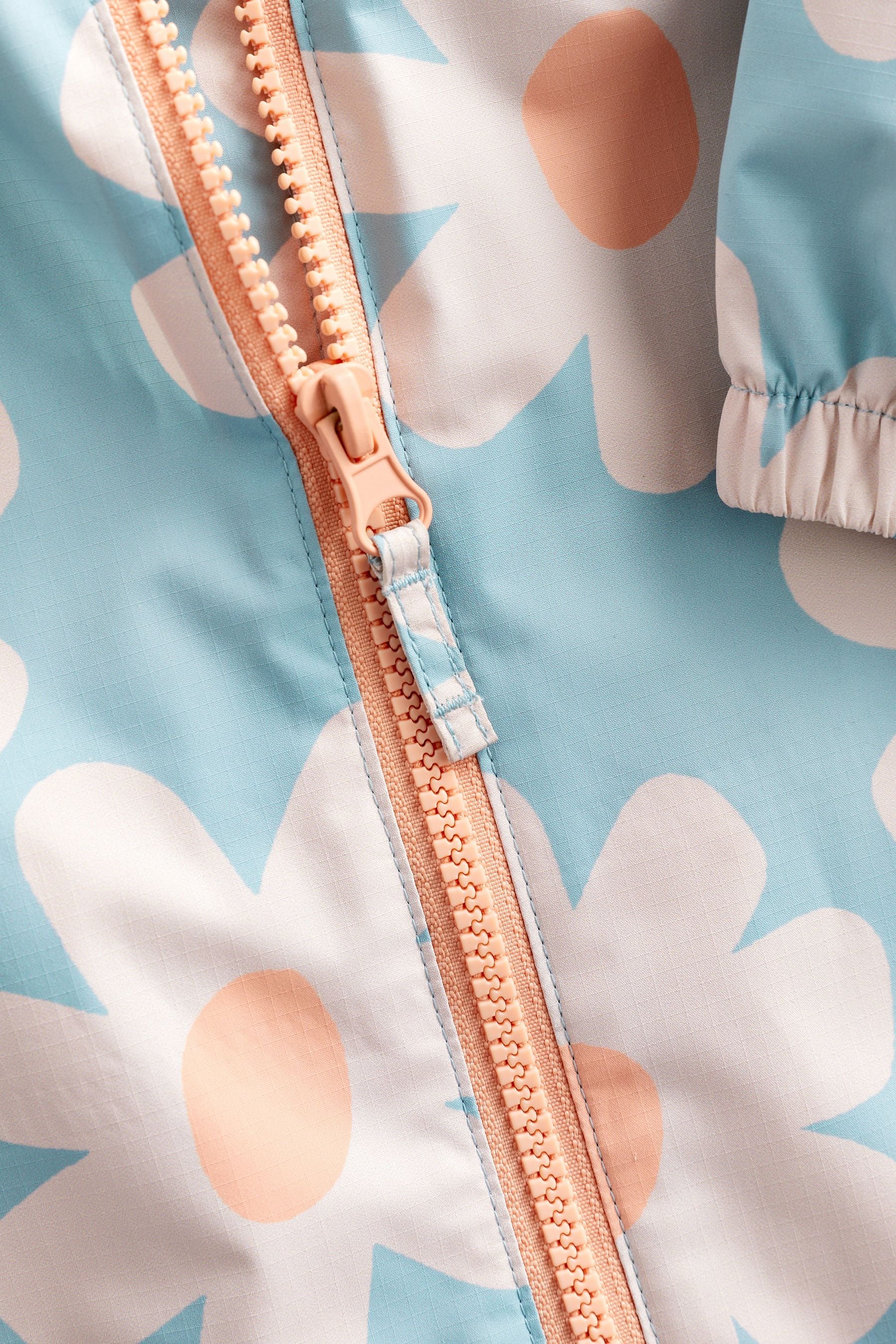 Pale Blue Waterproof Printed Puddlesuit (3mths-7yrs)