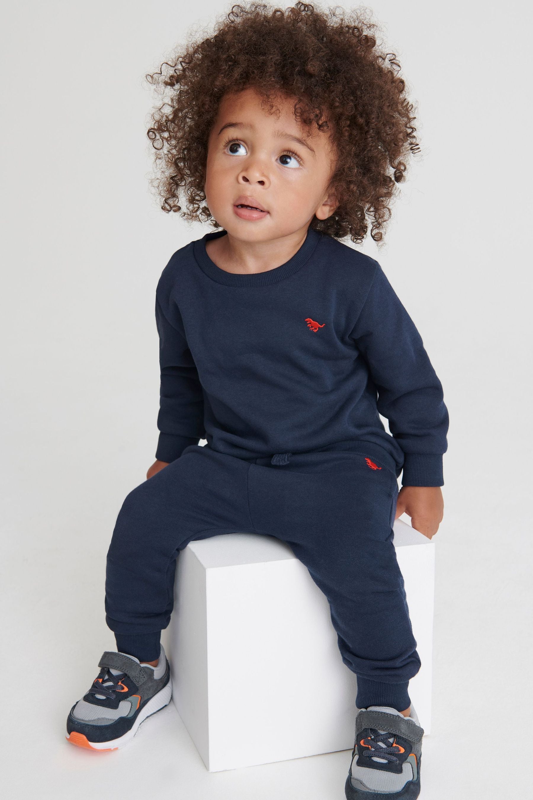 Blue Navy Jersey Sweatshirt And Joggers Set (3mths-7yrs)