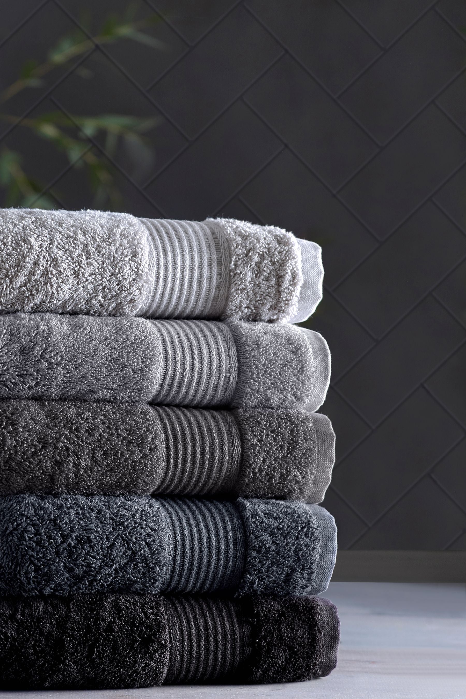 Black Egyptian Cotton Towel