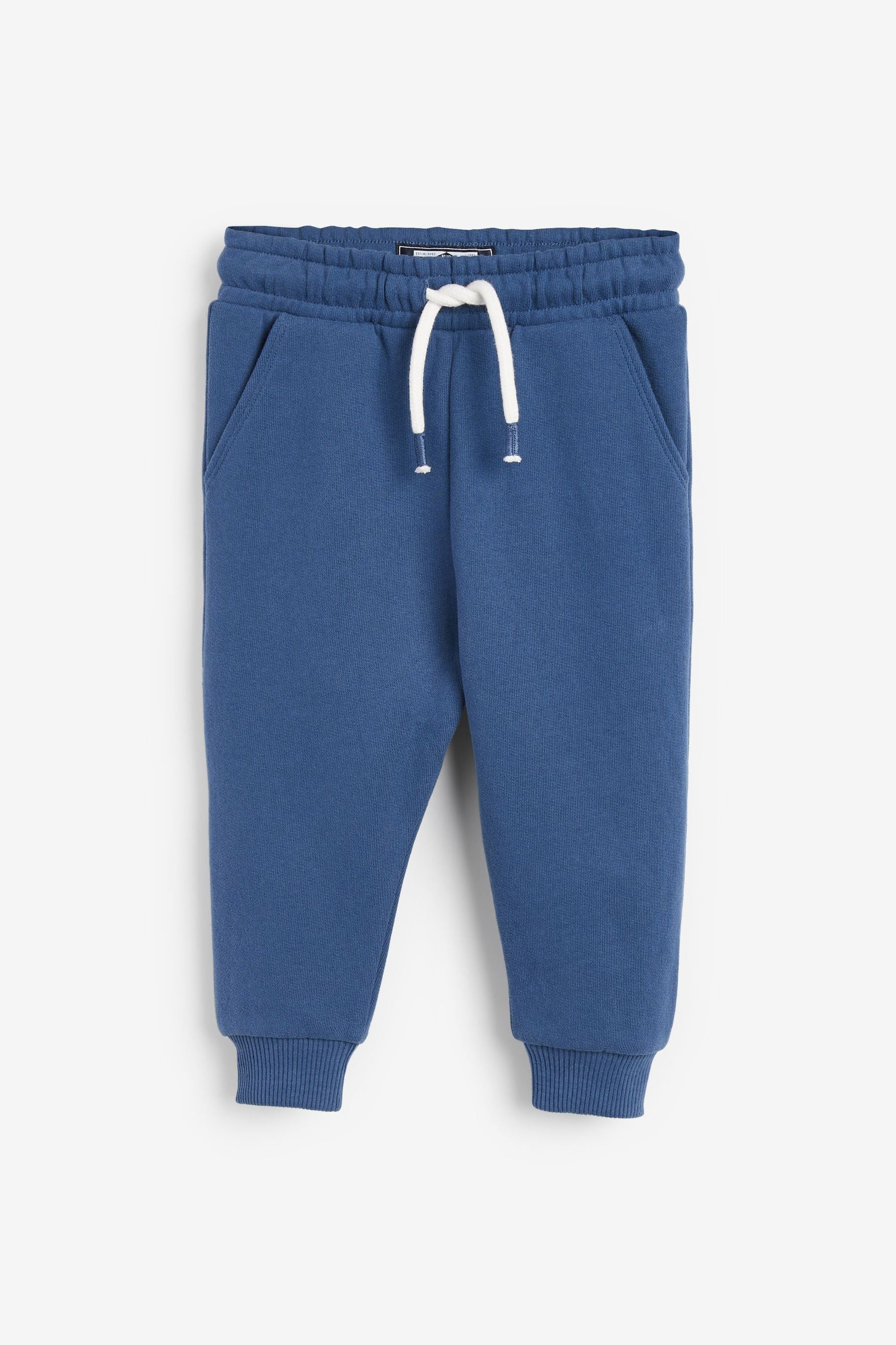 Blue/Grey/Navy Soft Touch Joggers 3 Pack (3mths-7yrs)