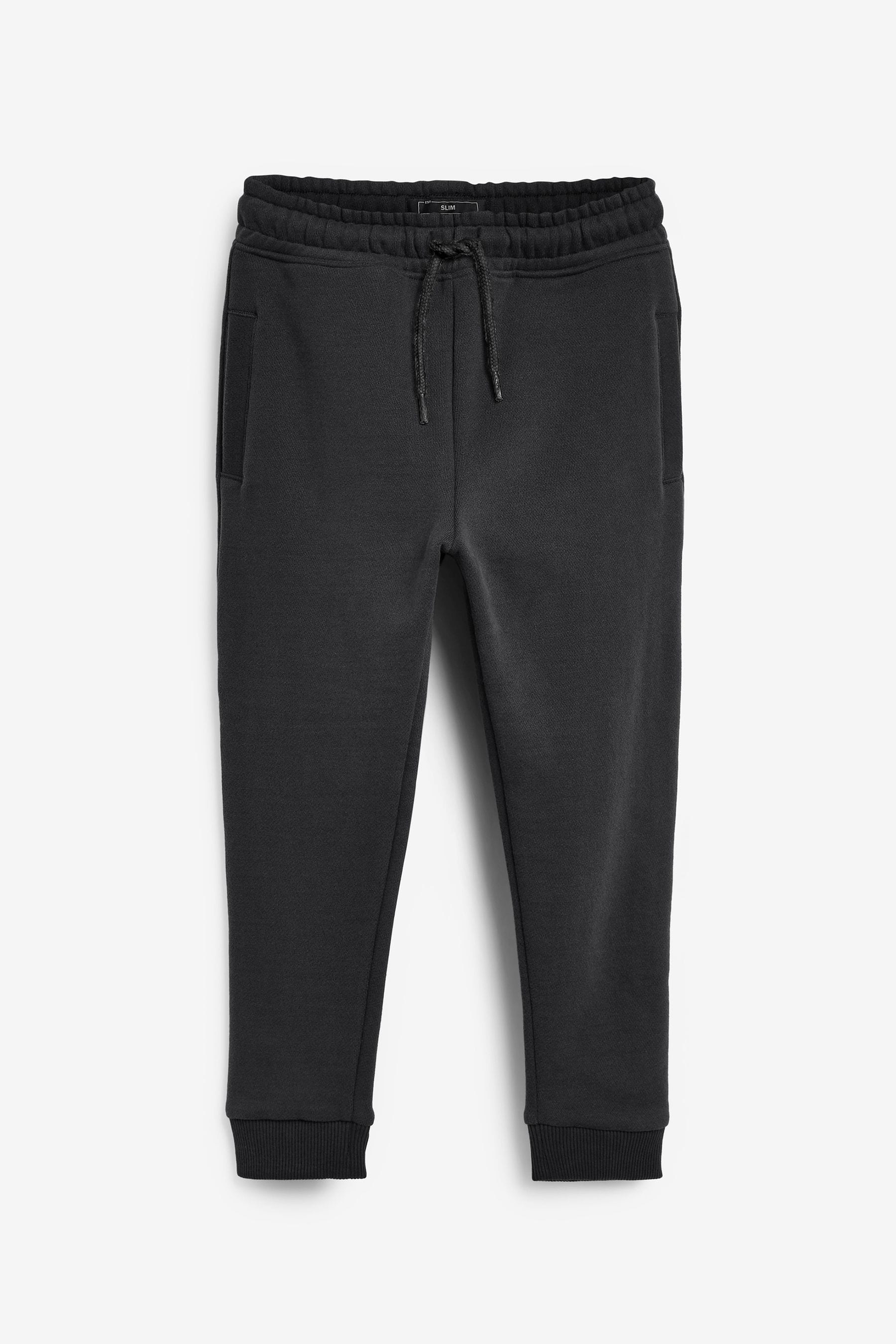 Black Super Sueded Joggers (3-16yrs)