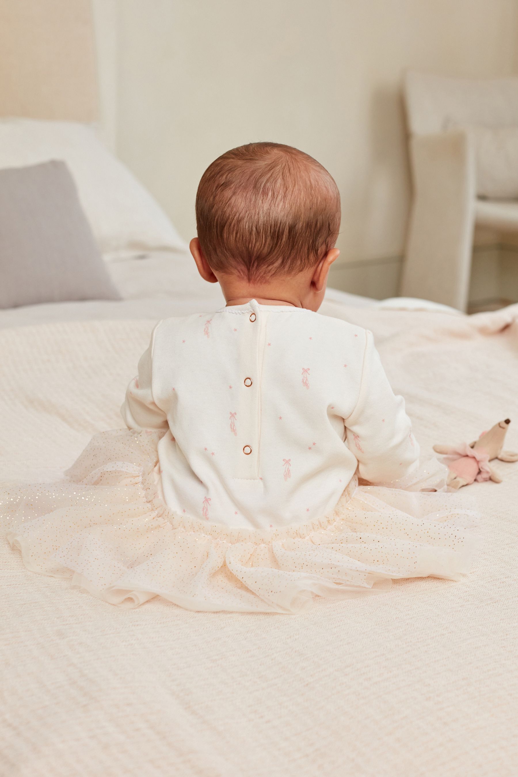 Pink Tutu Baby Sleepsuit (0mths-3yrs)