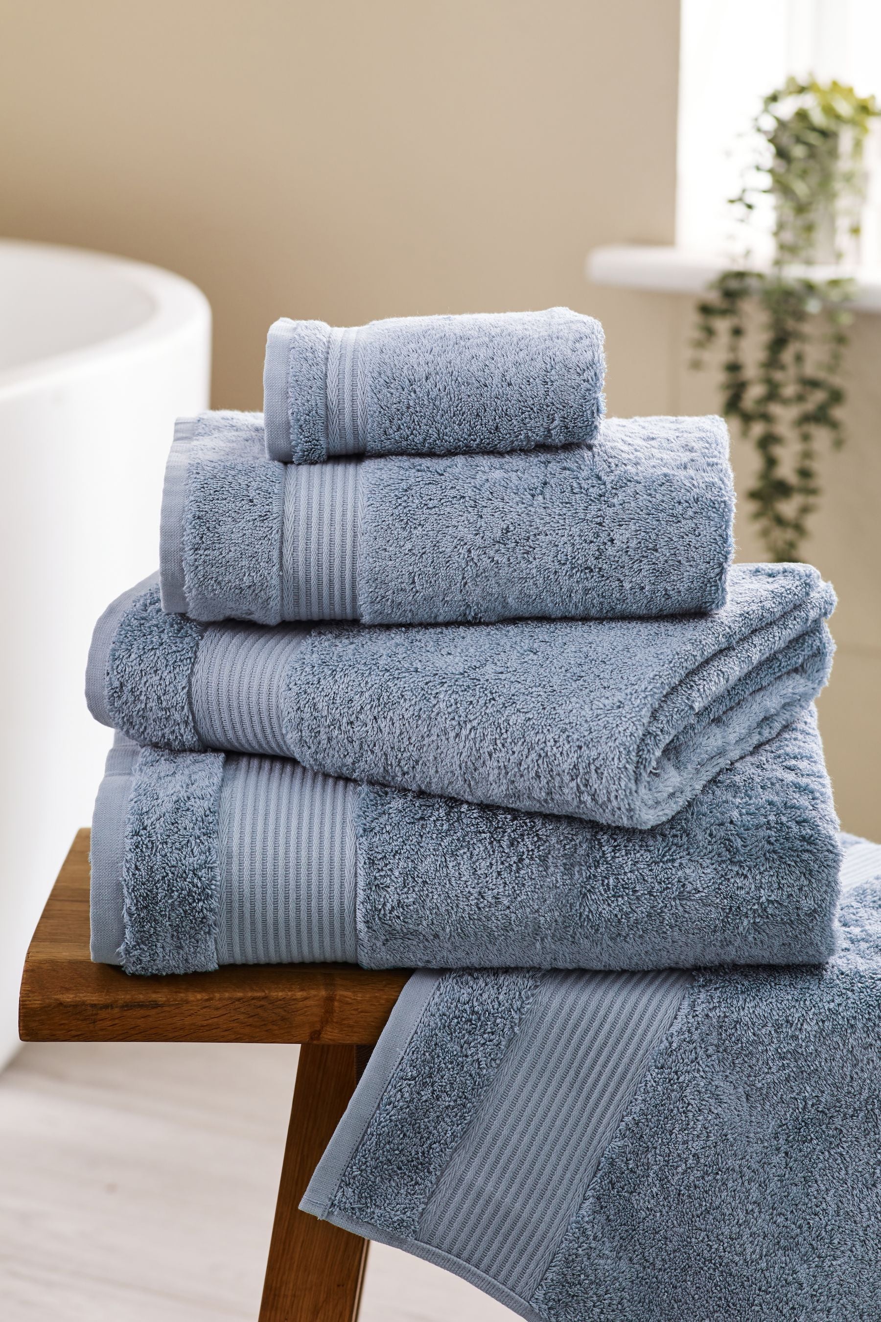 Blue Slate Egyptian Cotton Towel