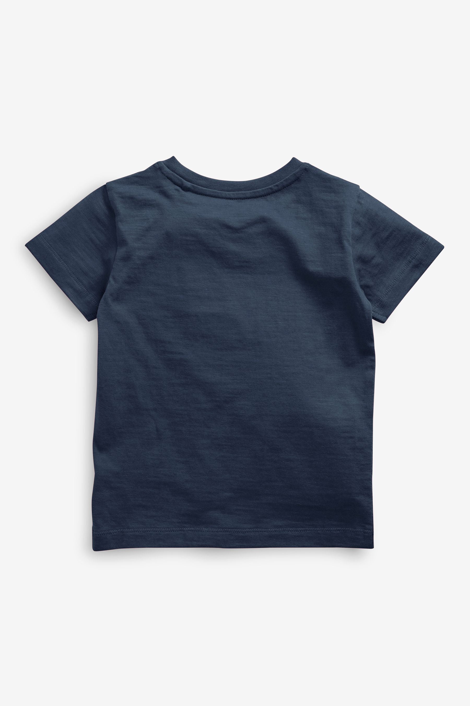 Navy Blue Personalised Short Sleeve T-Shirt (3mths-7yrs)