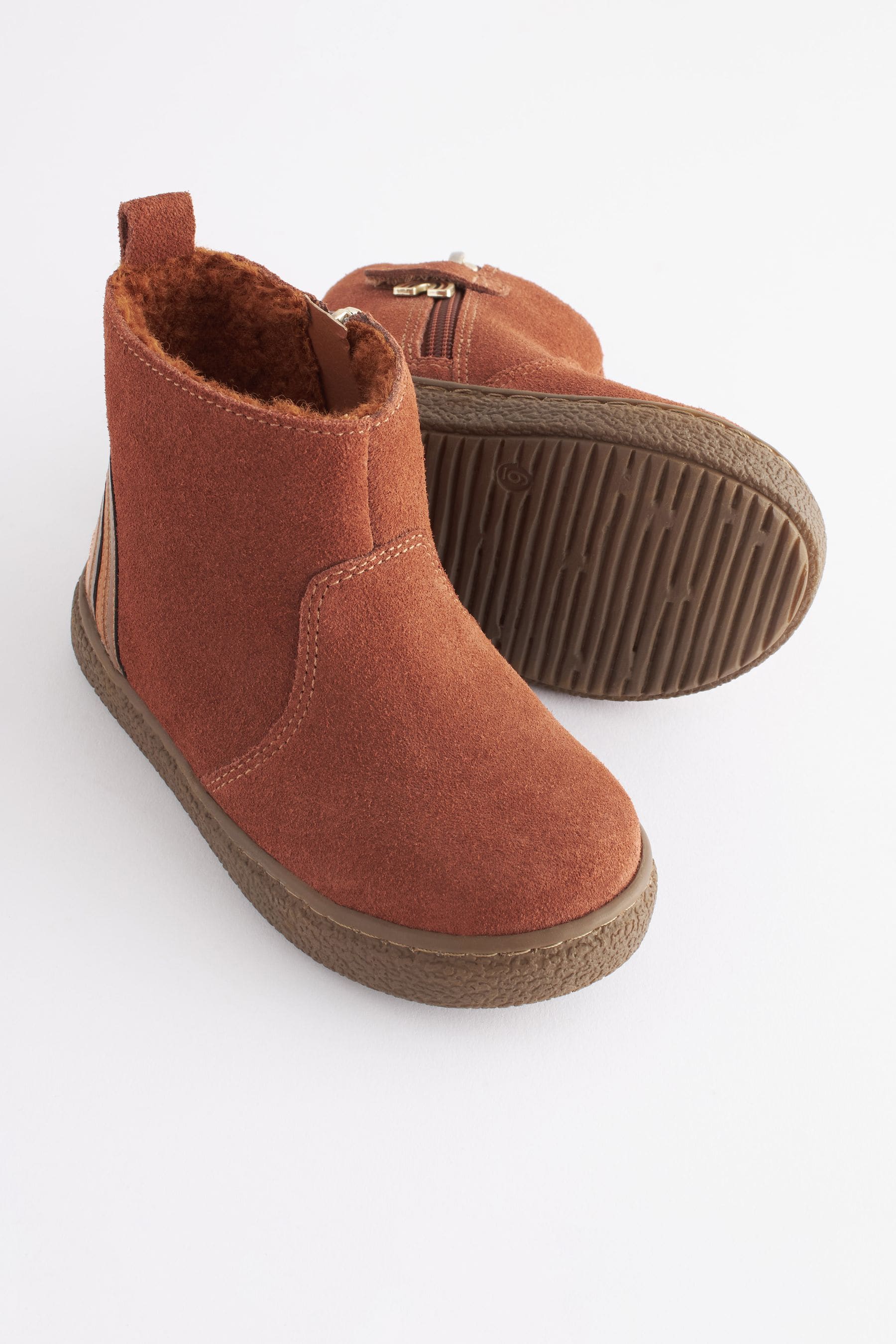 Tan Brown Suede Chelsea Boots