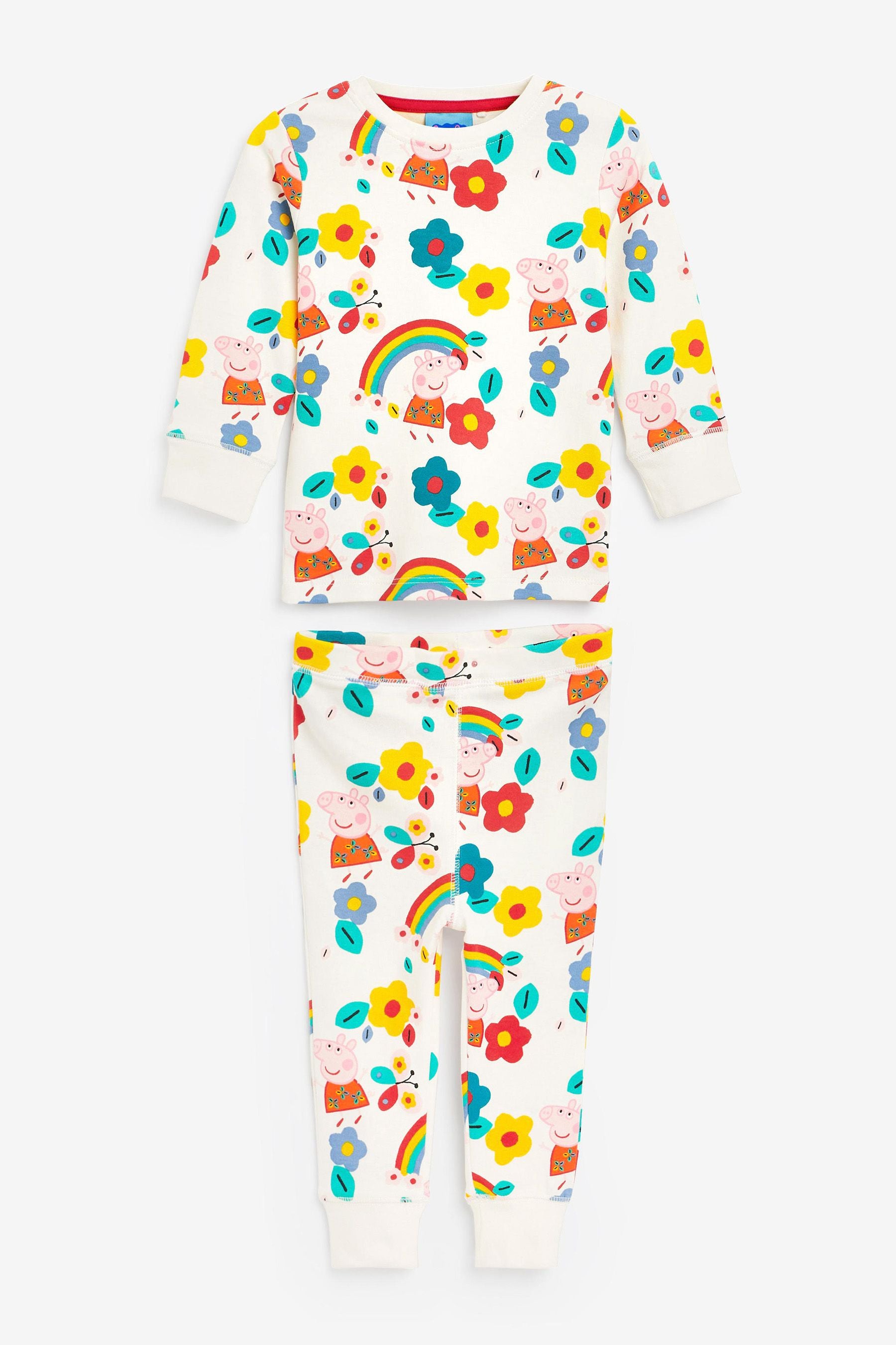 Multi 2 Pack Peppa Pig Snuggle Fit Pyjamas (9mths-6yrs)