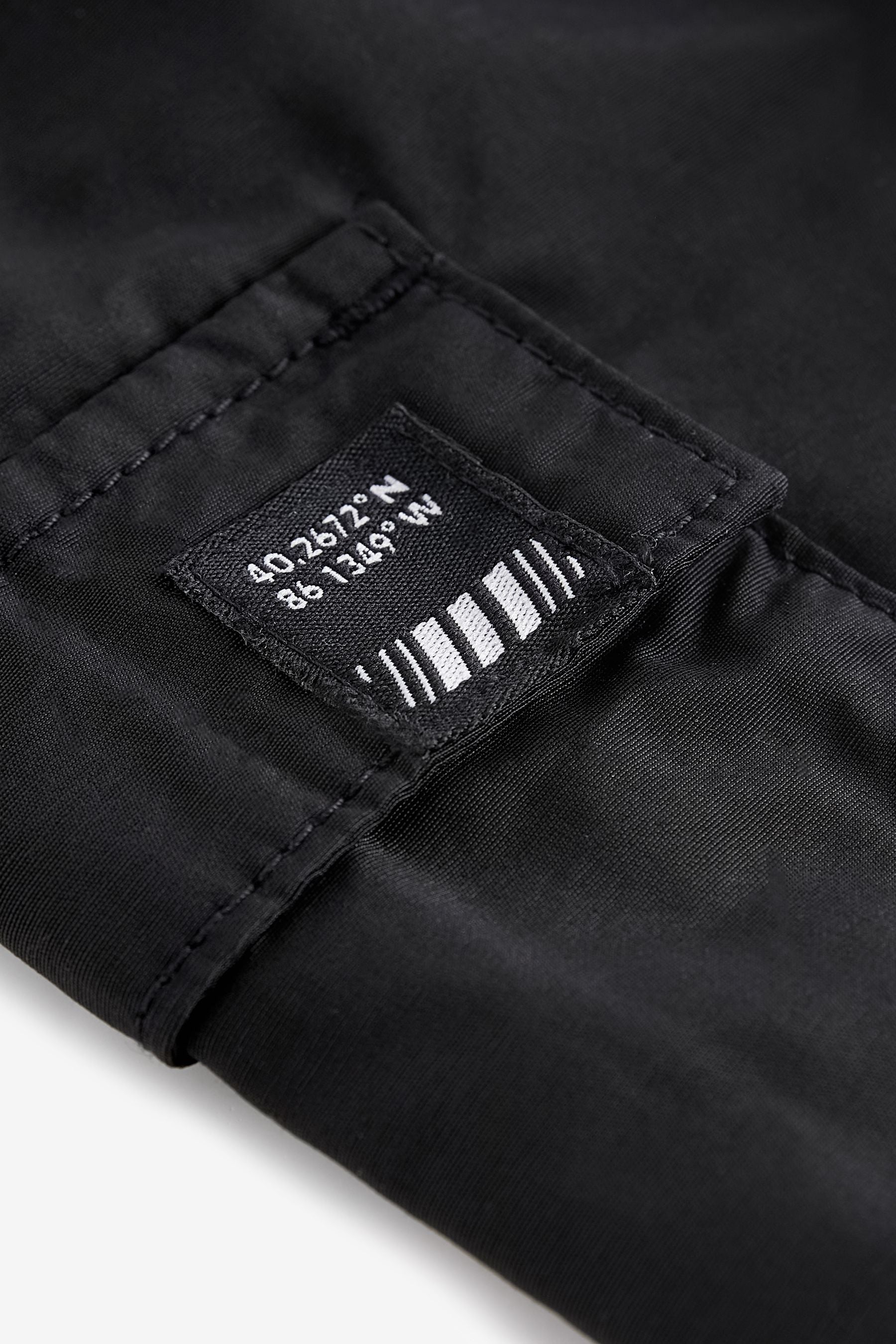 Black Multi Pocket Cargo Trousers (3mths-7yrs)