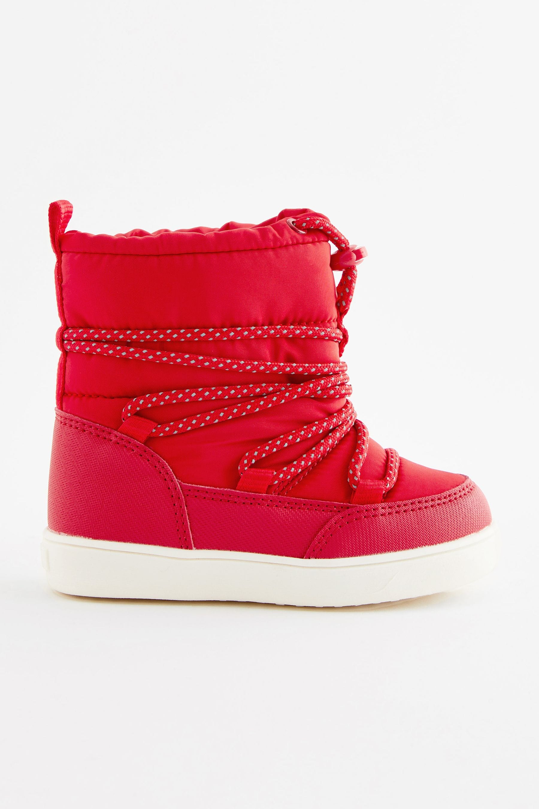 Red Thermal Thinsulate™ Lined Quilted Water Resistant Boots