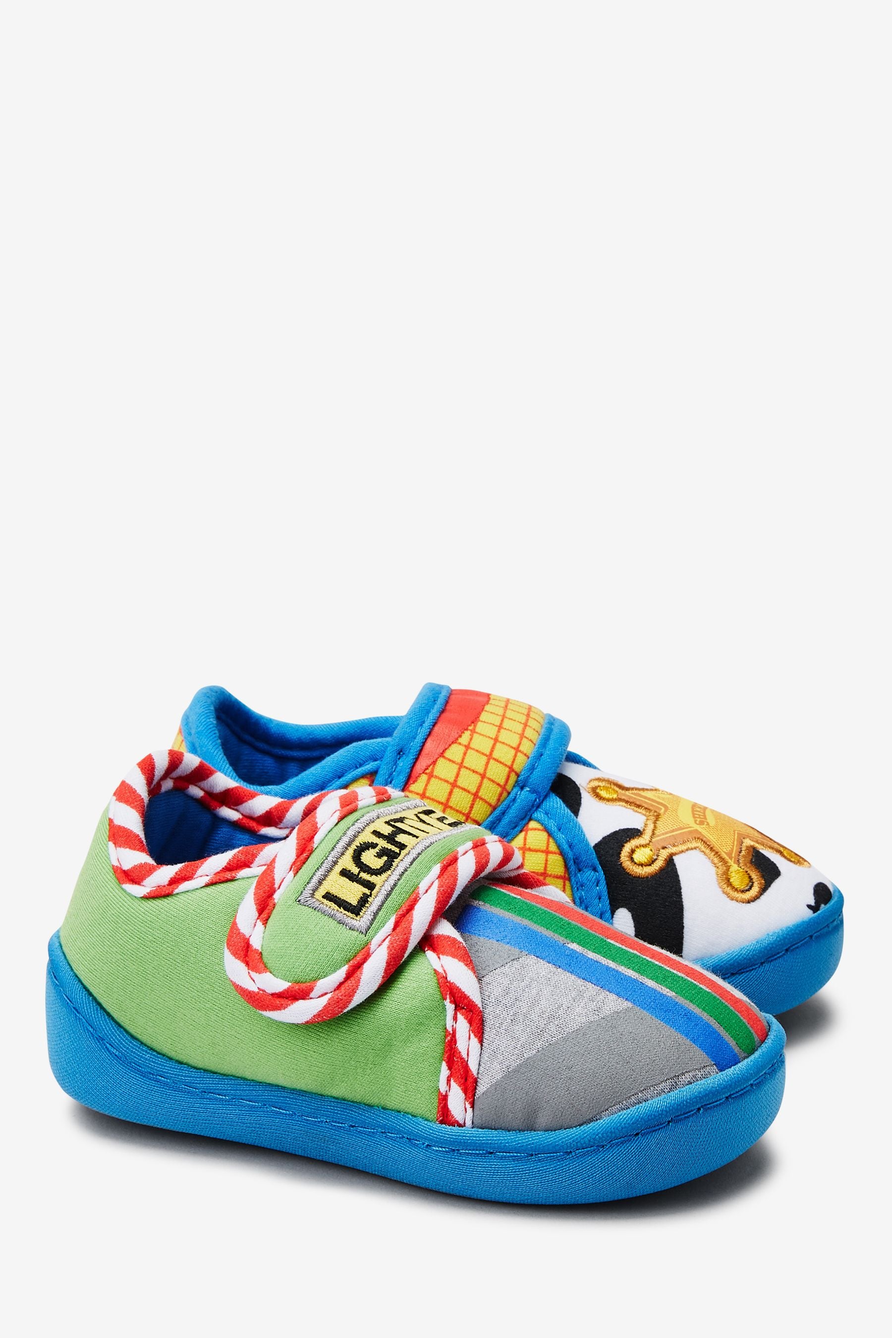 Woody/Buzz Touch Fastening Cupsole Print Slippers