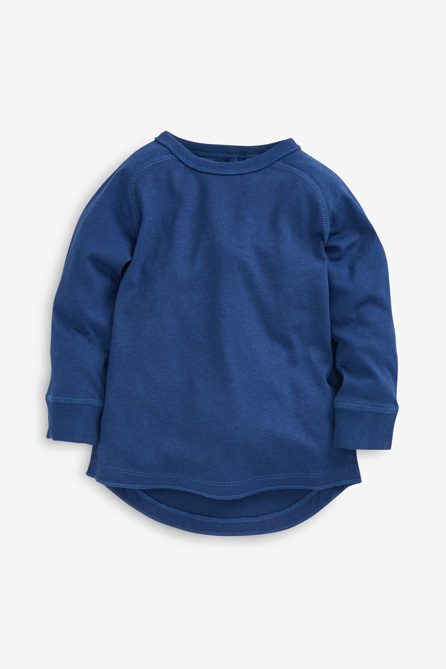 Blue Long Sleeve T-Shirts 5 Pack (3mths-7yrs)