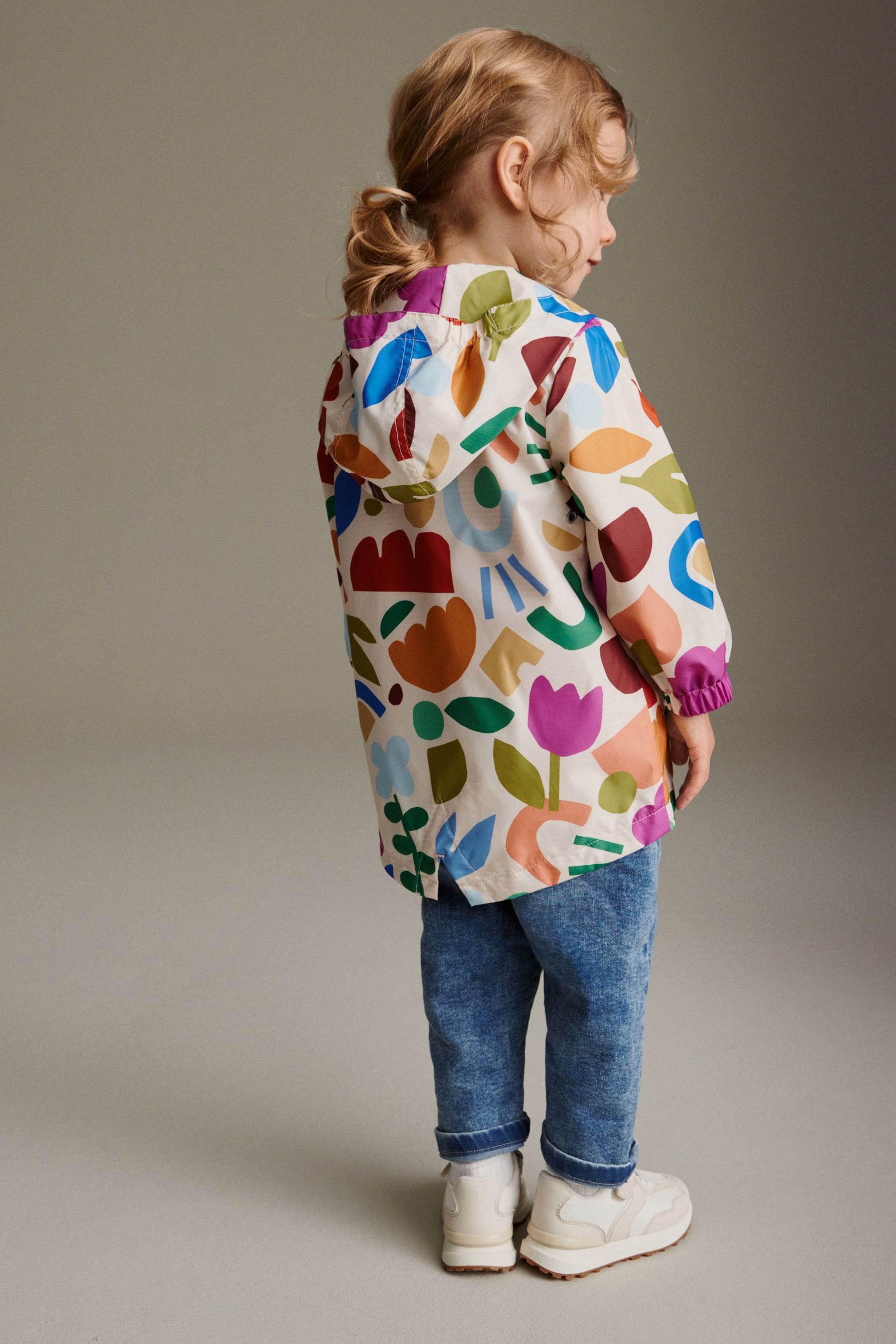 Multi Shapes Shower Resistant Printed Cagoule (3mths-7yrs)